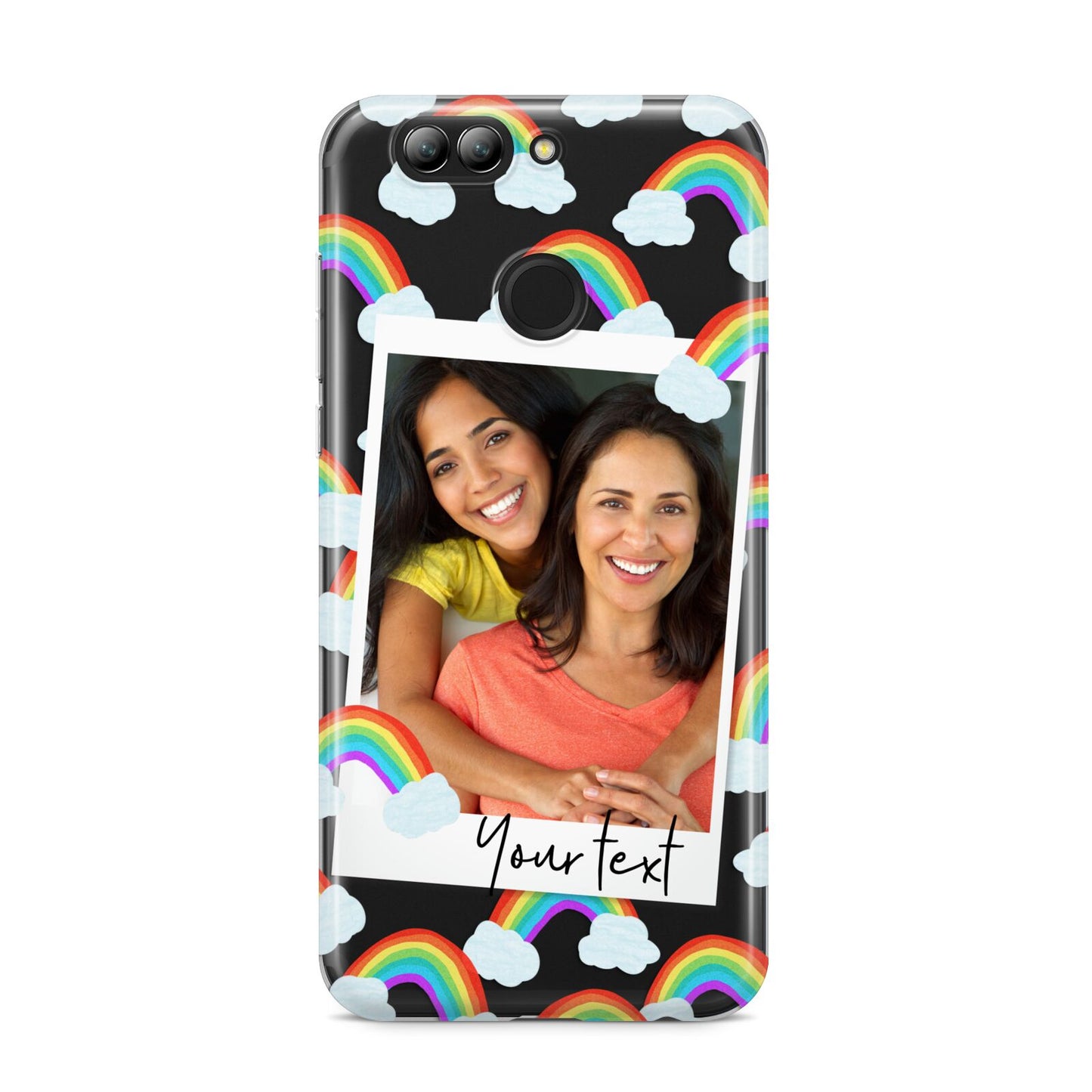 Personalised Rainbow Photo Upload Huawei Nova 2s Phone Case