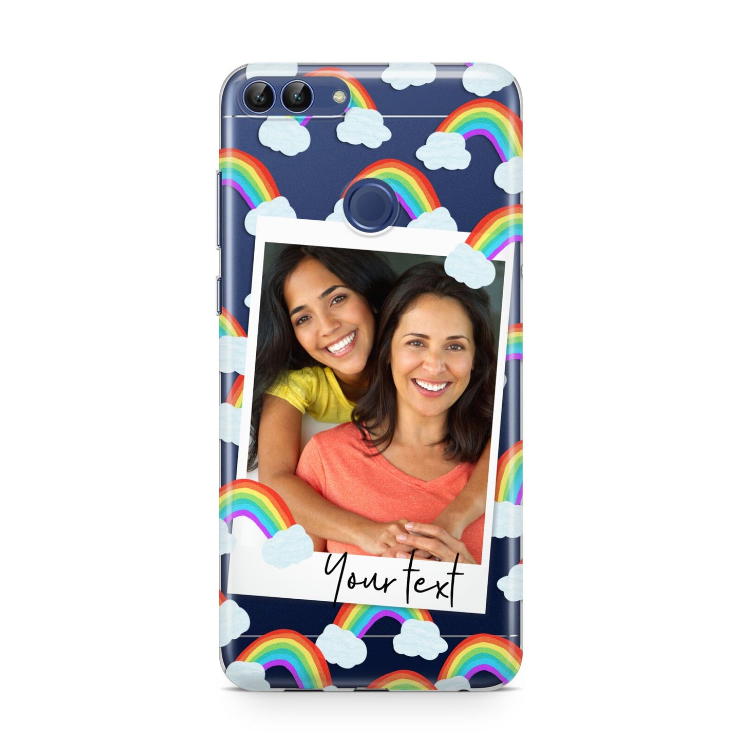 Personalised Rainbow Photo Upload Huawei P Smart Case