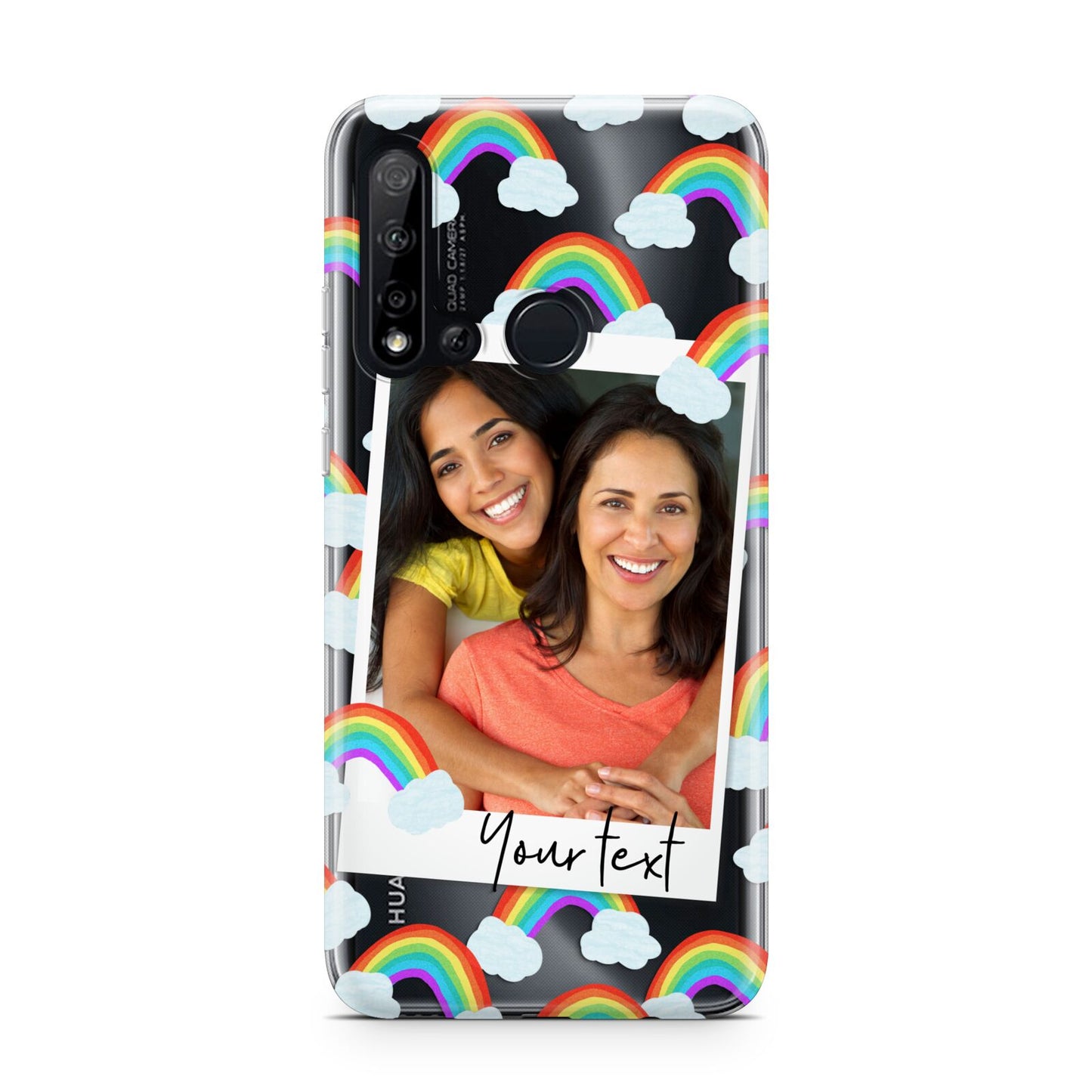 Personalised Rainbow Photo Upload Huawei P20 Lite 5G Phone Case