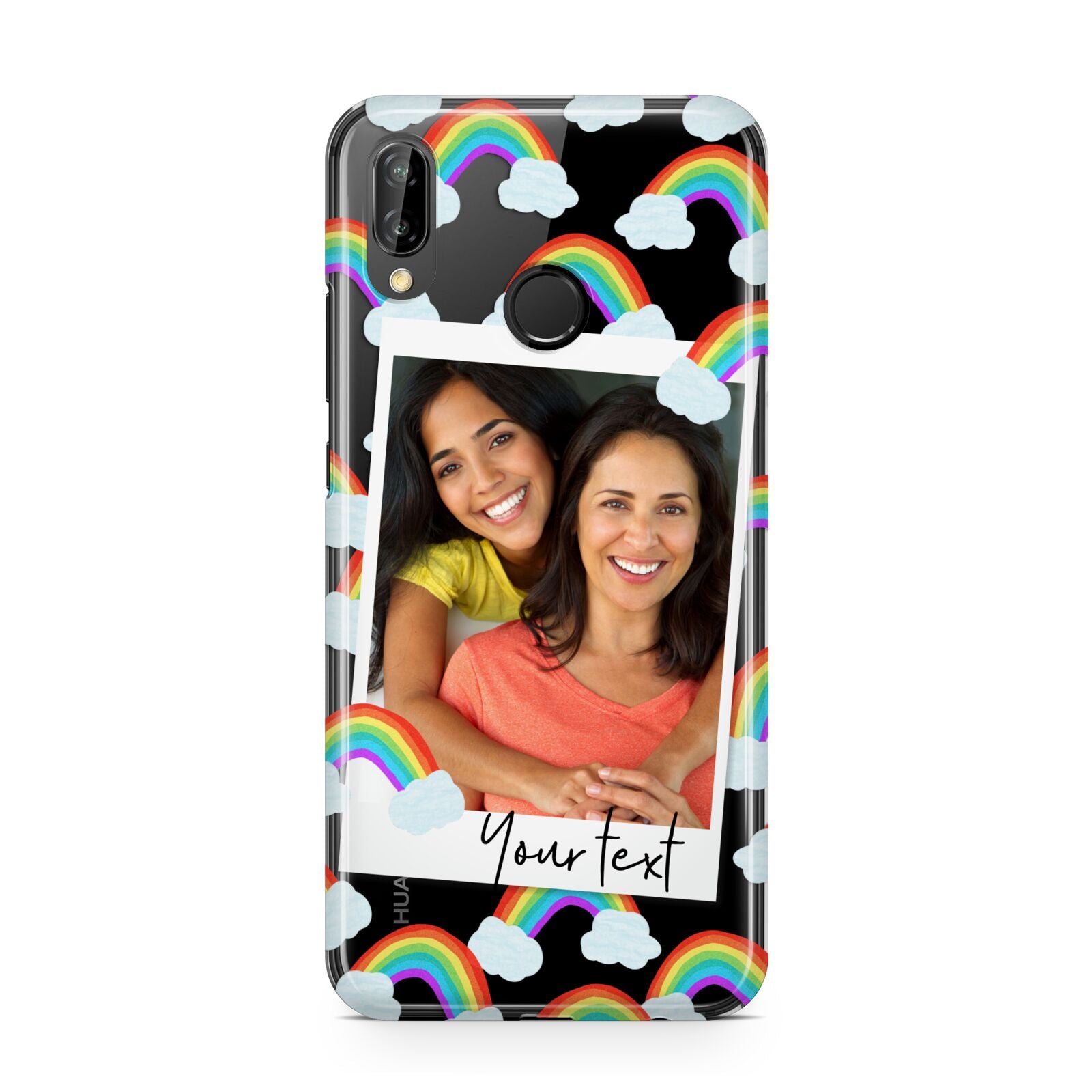 Personalised Rainbow Photo Upload Huawei P20 Lite Phone Case