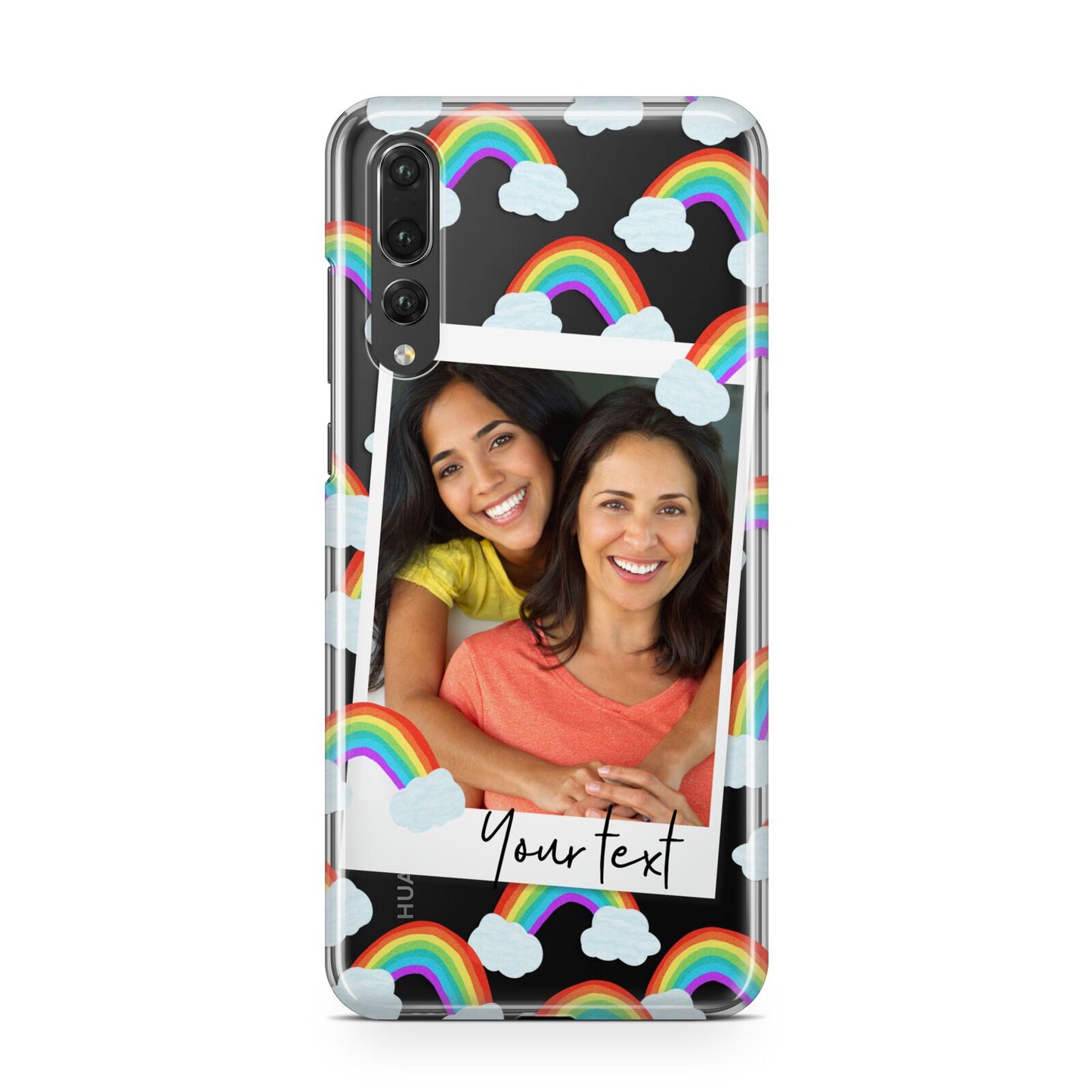 Personalised Rainbow Photo Upload Huawei P20 Pro Phone Case