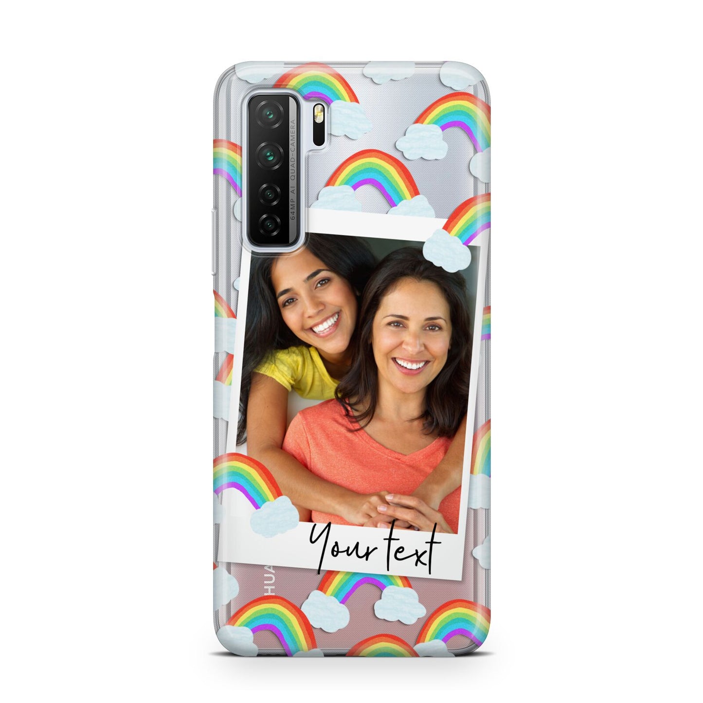 Personalised Rainbow Photo Upload Huawei P40 Lite 5G Phone Case