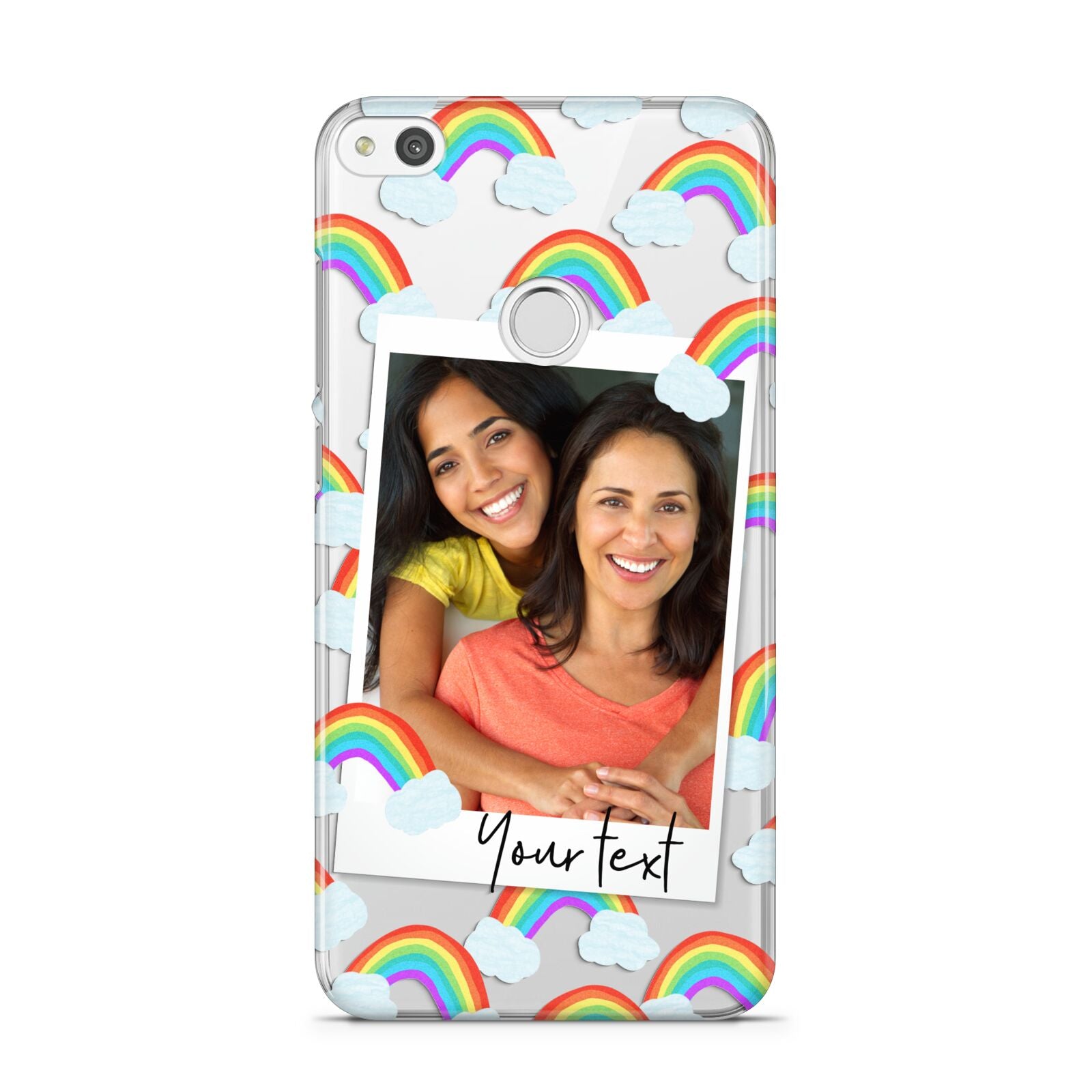 Personalised Rainbow Photo Upload Huawei P8 Lite Case