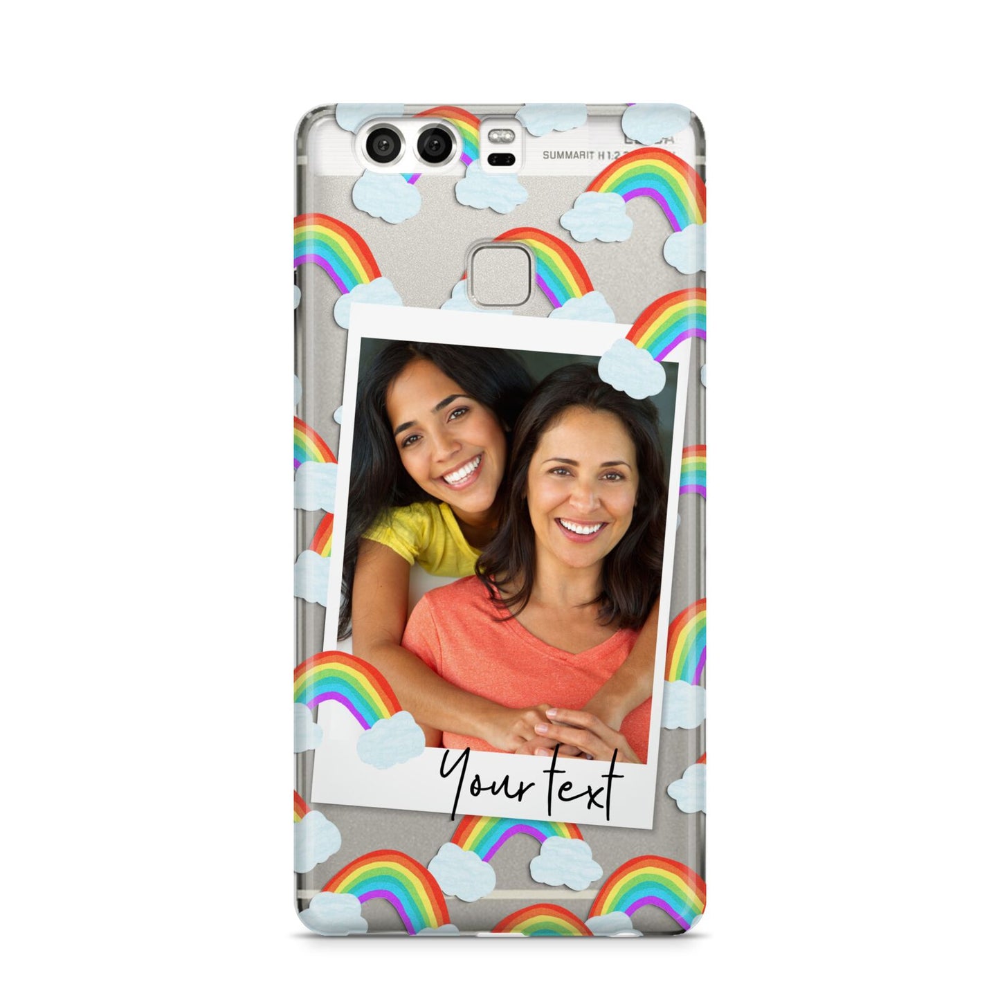 Personalised Rainbow Photo Upload Huawei P9 Case