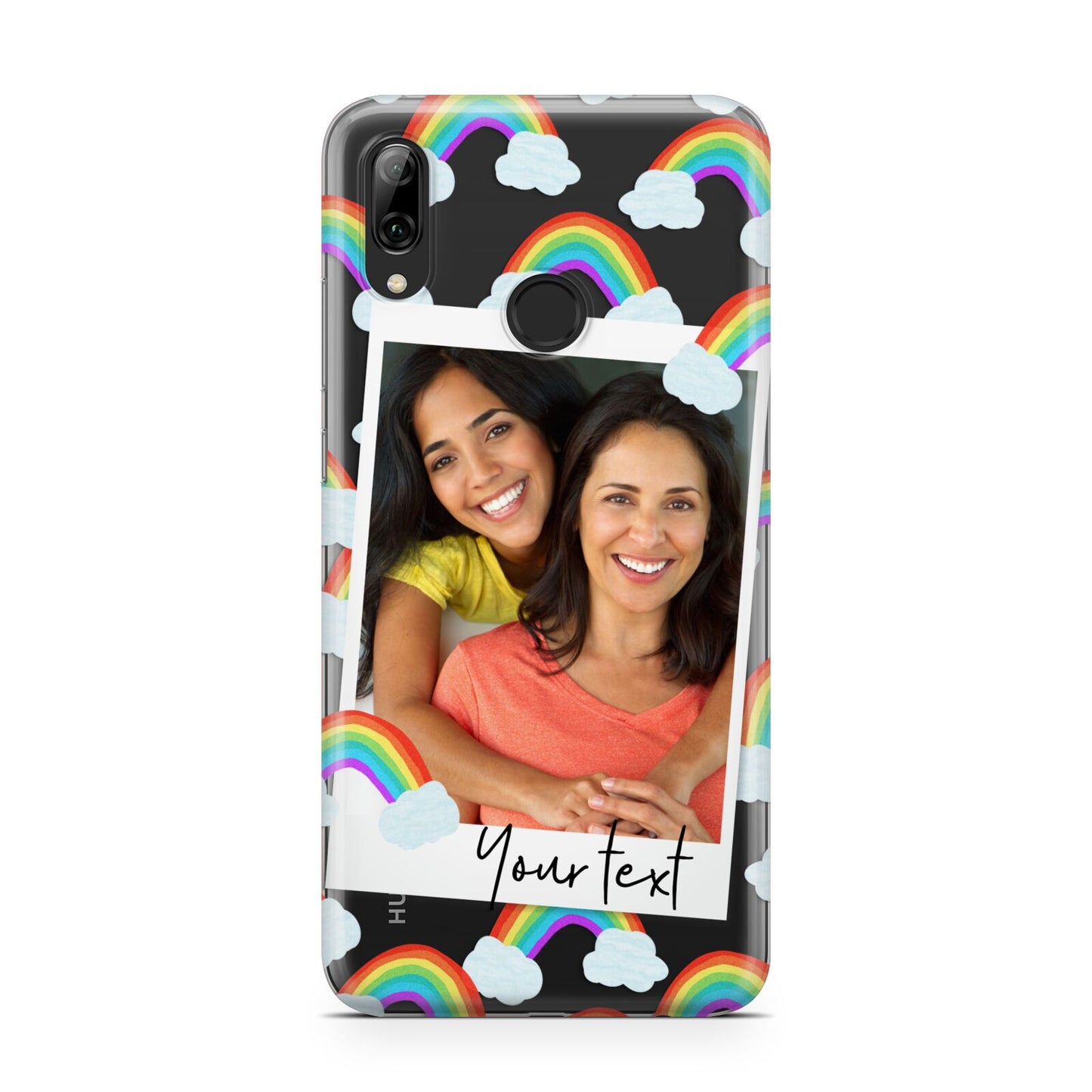 Personalised Rainbow Photo Upload Huawei Y7 2019