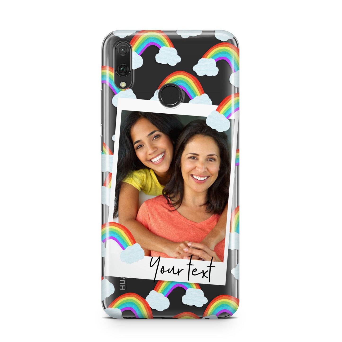 Personalised Rainbow Photo Upload Huawei Y9 2019