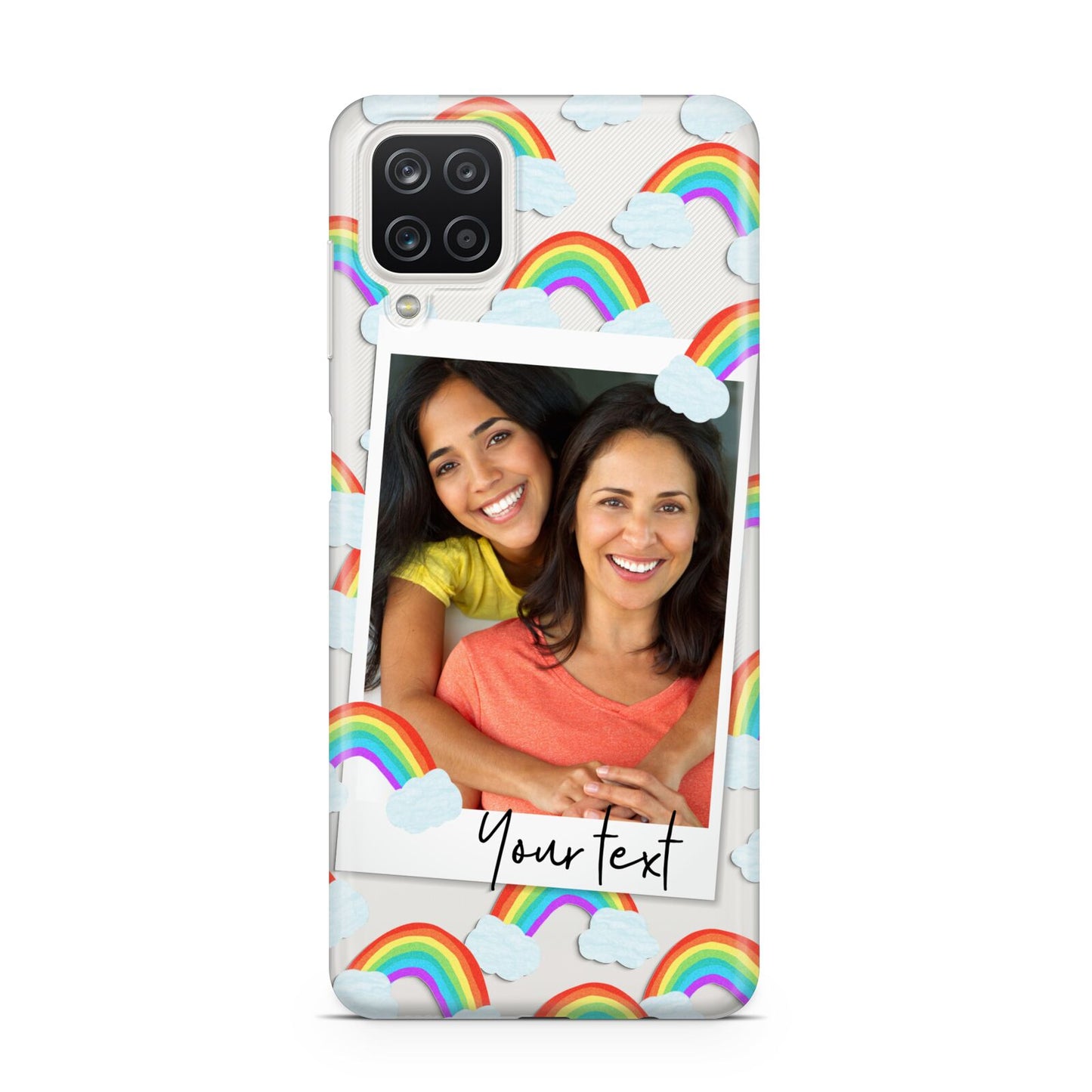 Personalised Rainbow Photo Upload Samsung M12 Case