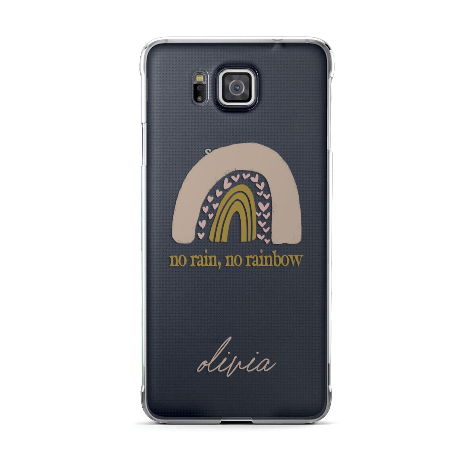 Personalised Rainbow Samsung Galaxy Alpha Case