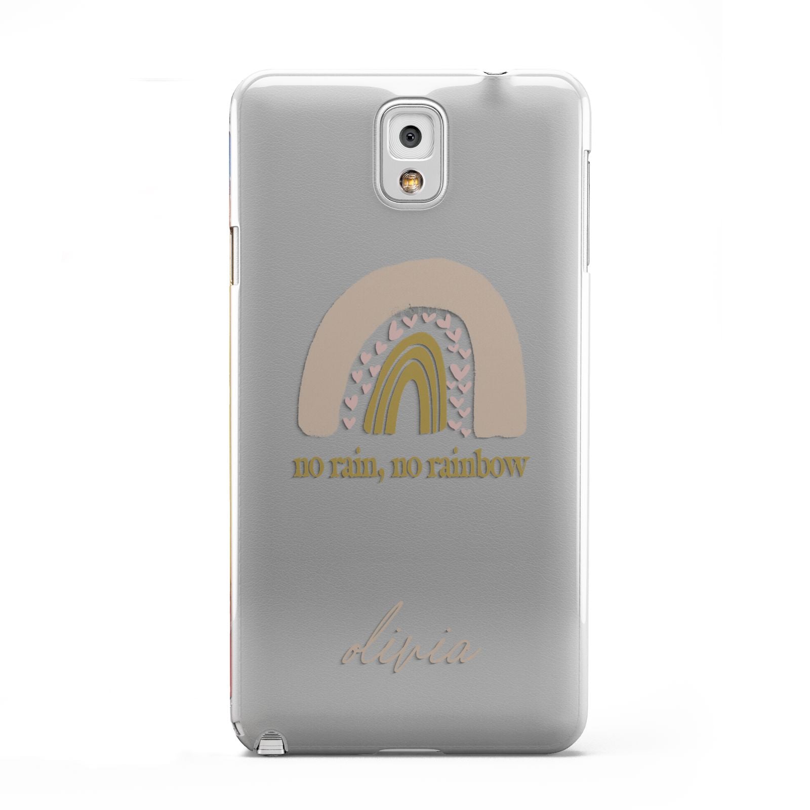 Personalised Rainbow Samsung Galaxy Note 3 Case