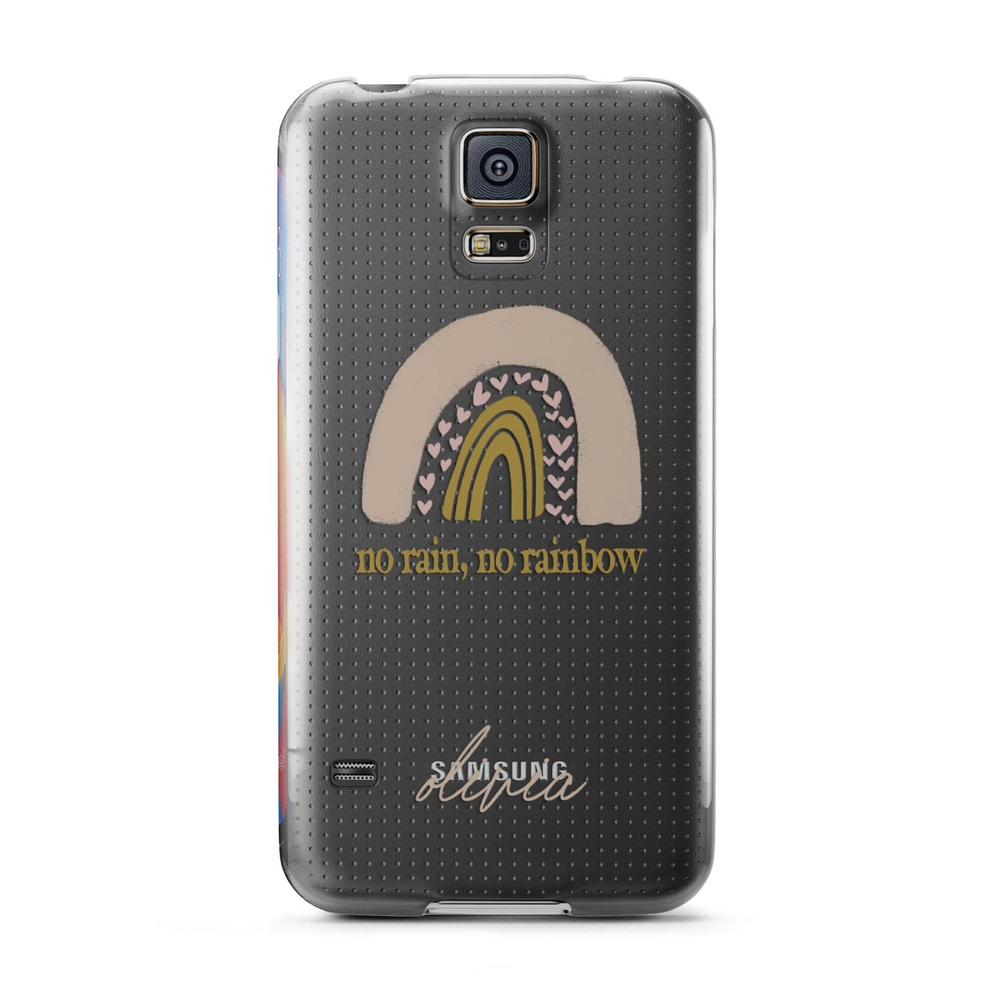 Personalised Rainbow Samsung Galaxy S5 Case