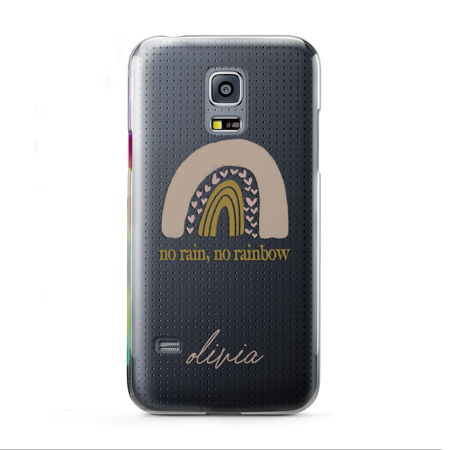 Personalised Rainbow Samsung Galaxy S5 Mini Case