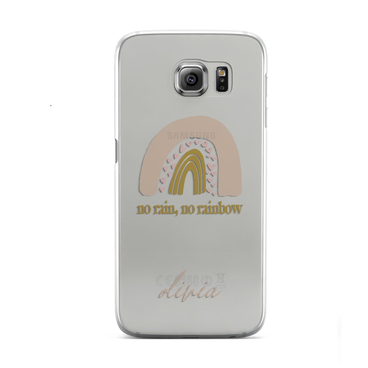 Personalised Rainbow Samsung Galaxy S6 Case