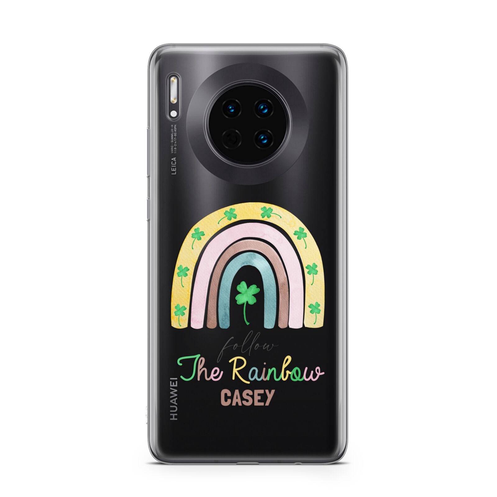 Personalised Rainbow Shamrock Huawei Mate 30