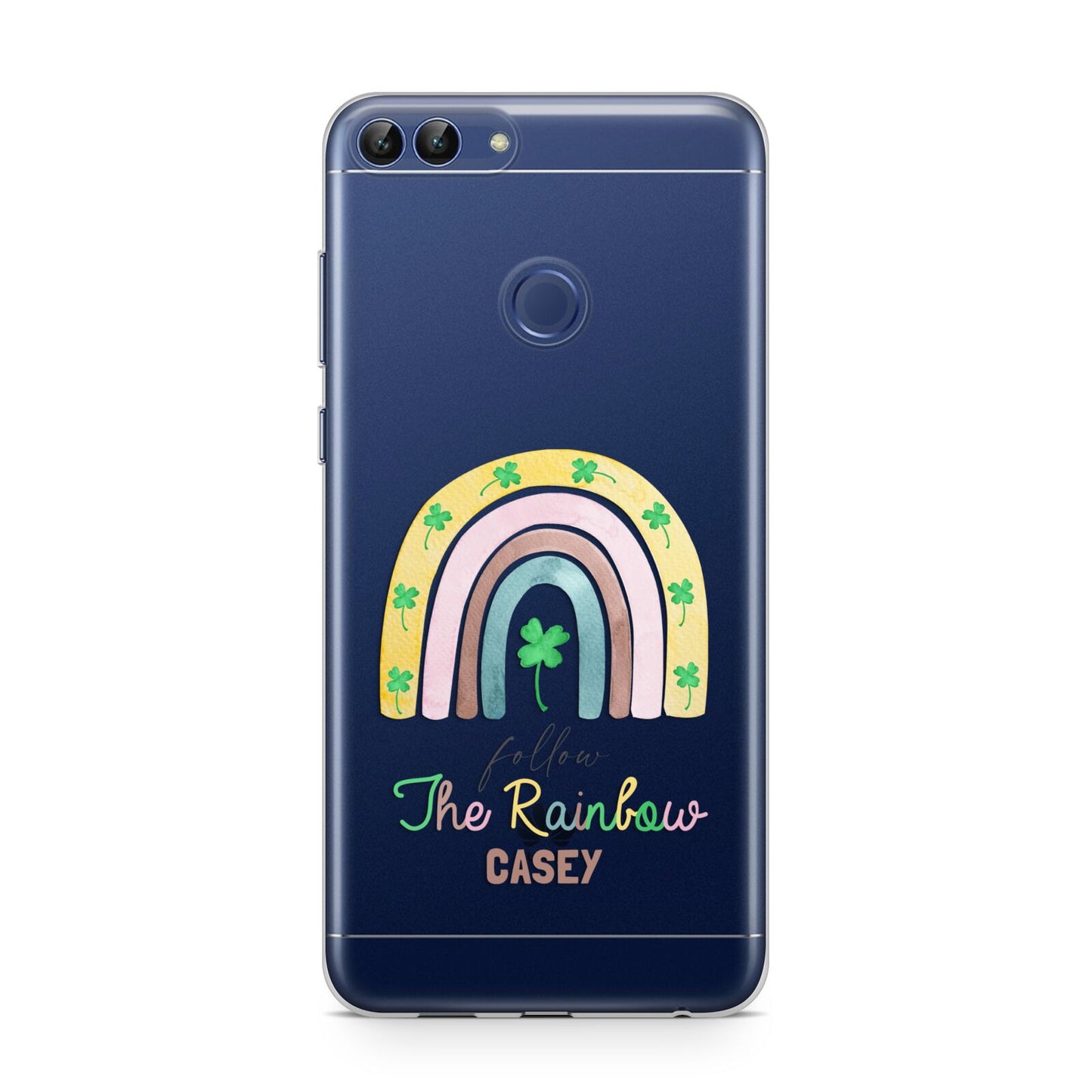 Personalised Rainbow Shamrock Huawei P Smart Case