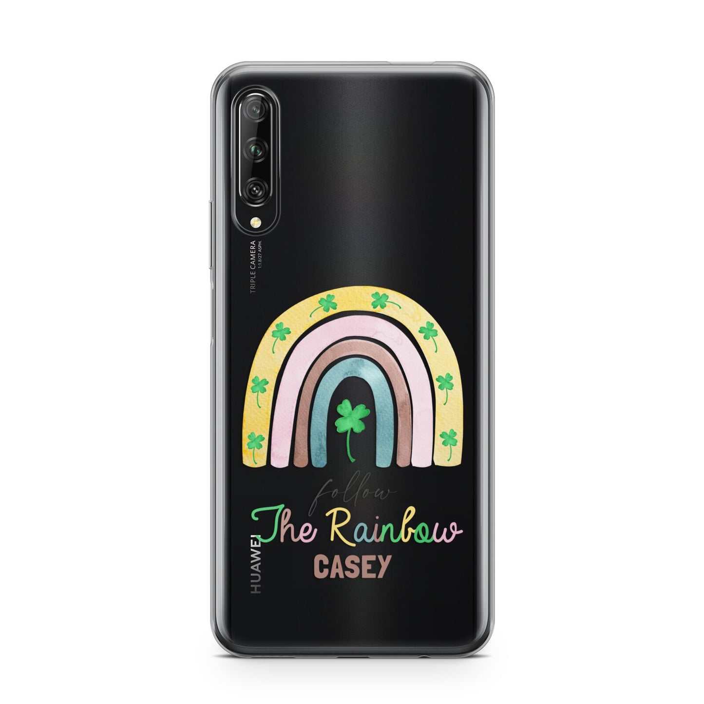 Personalised Rainbow Shamrock Huawei P Smart Pro 2019