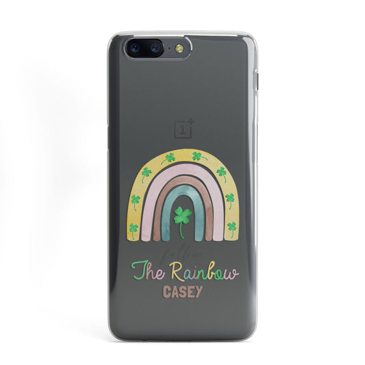 Personalised Rainbow Shamrock OnePlus Case