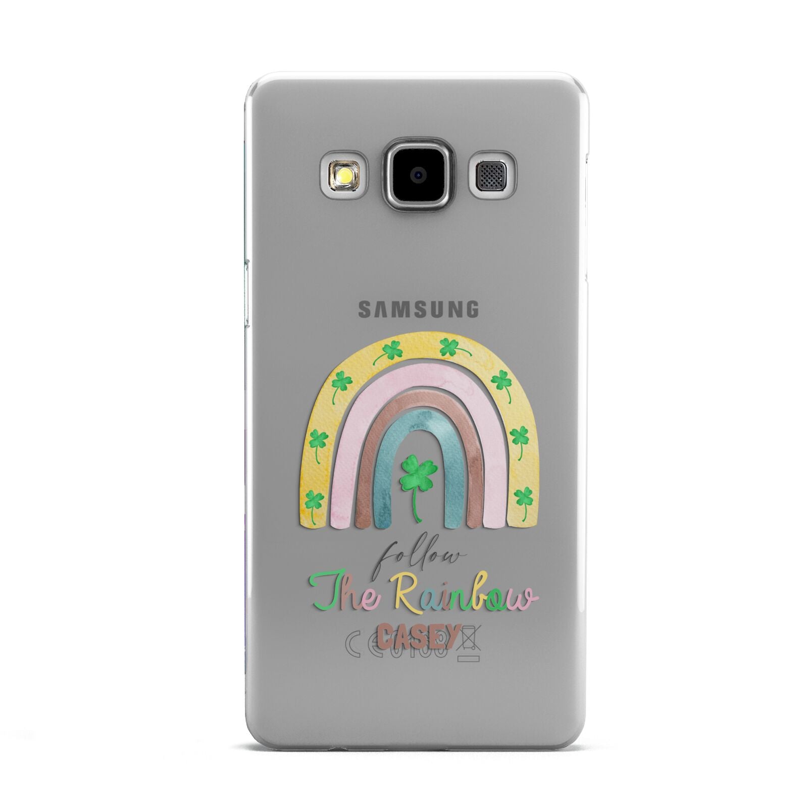 Personalised Rainbow Shamrock Samsung Galaxy A5 Case