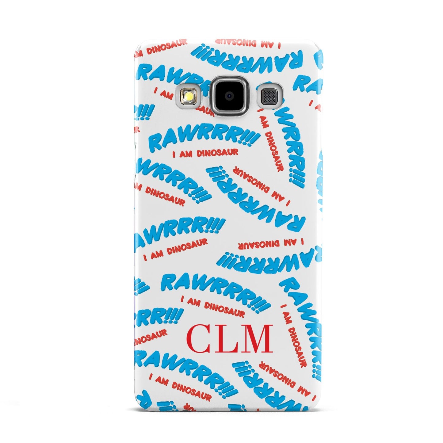 Personalised Rawr Dino Initials Samsung Galaxy A5 Case