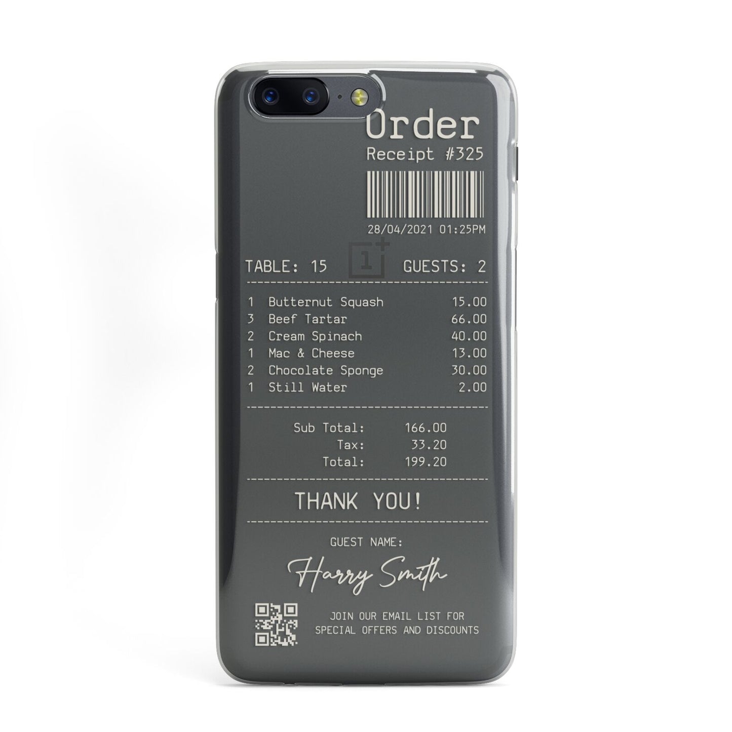 Personalised Receipt OnePlus Case