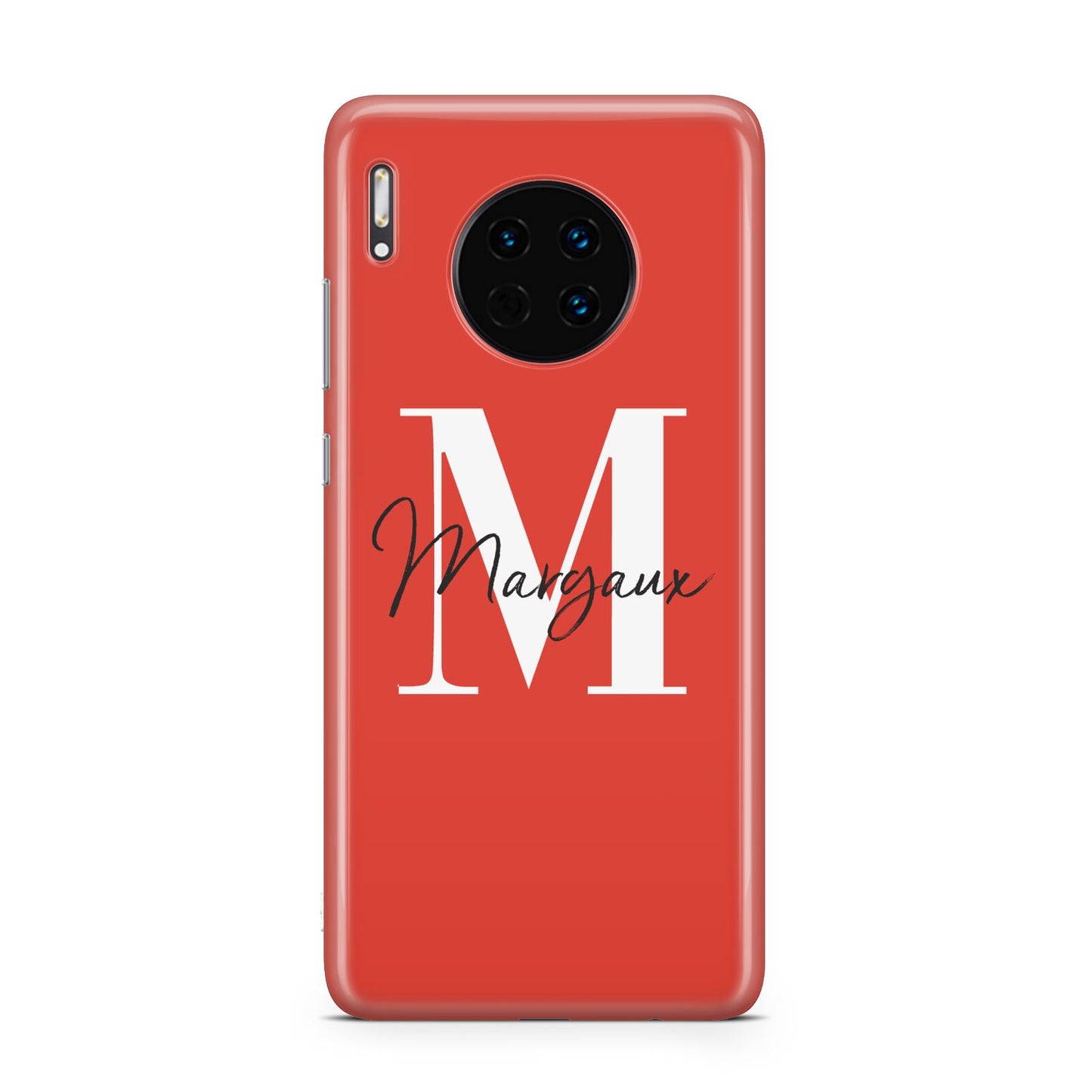 Personalised Red Name and Initial Huawei Mate 30