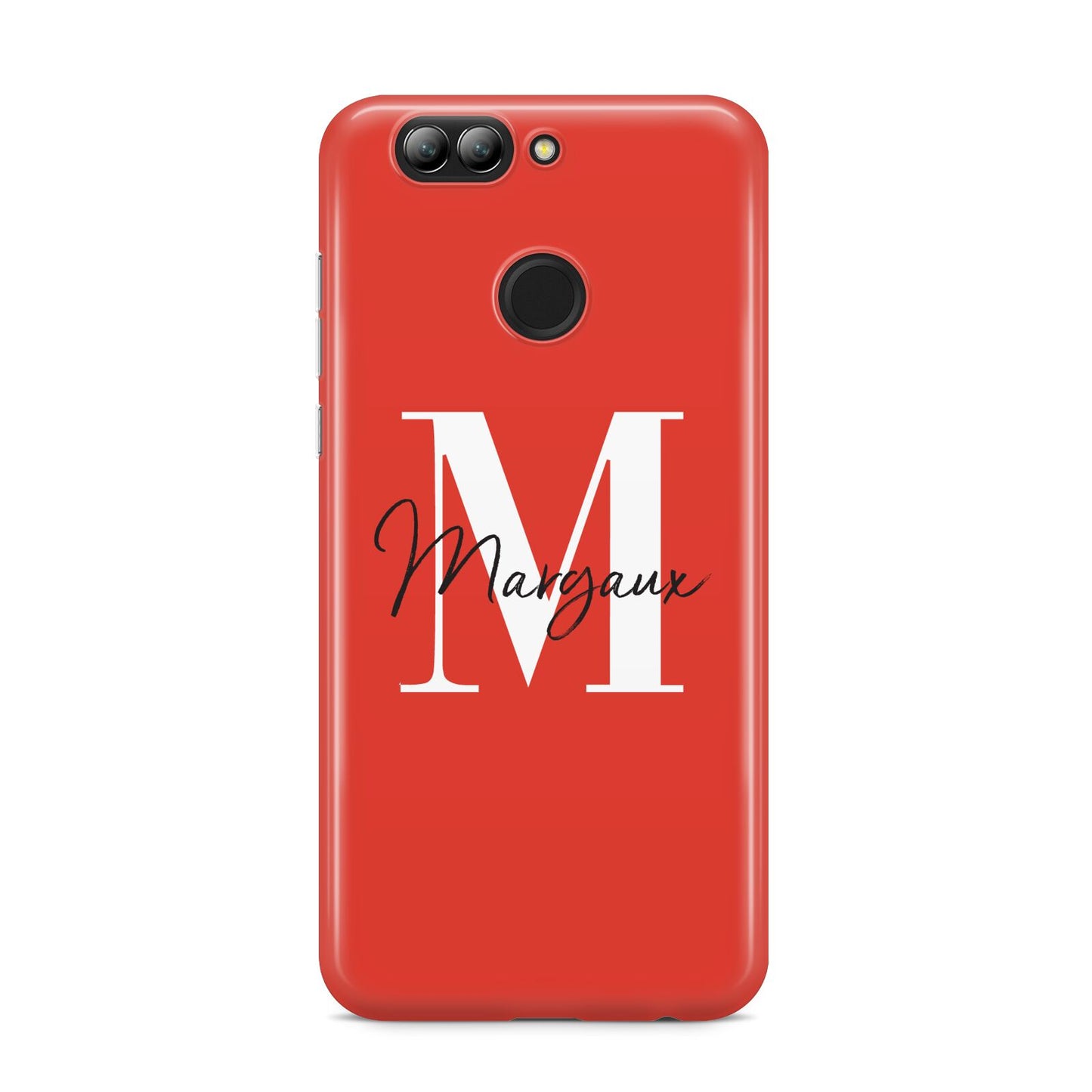 Personalised Red Name and Initial Huawei Nova 2s Phone Case