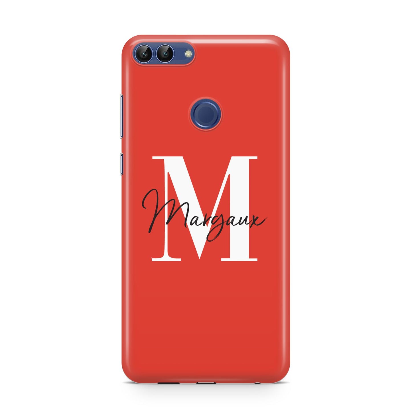 Personalised Red Name and Initial Huawei P Smart Case