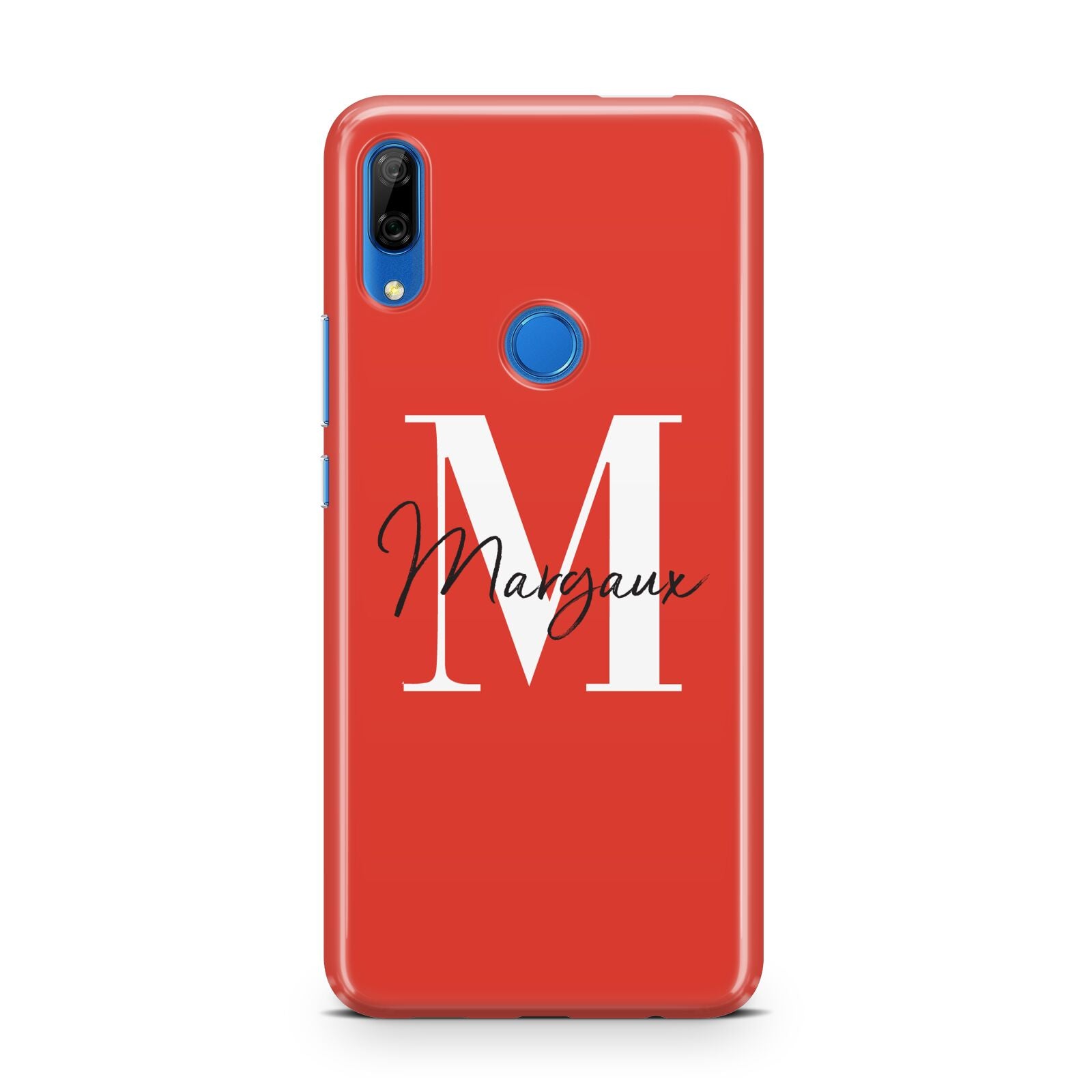 Personalised Red Name and Initial Huawei P Smart Z