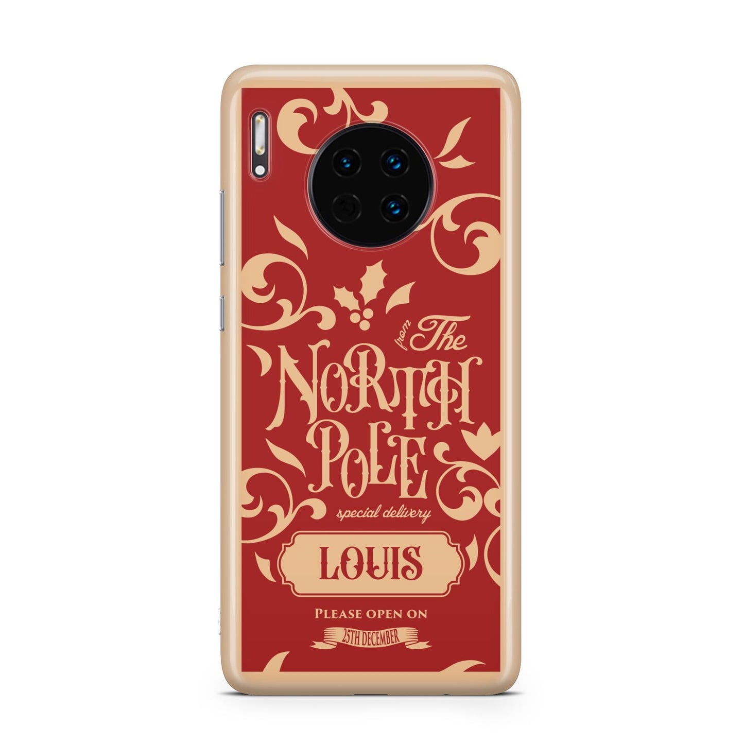 Personalised Red North Pole Huawei Mate 30