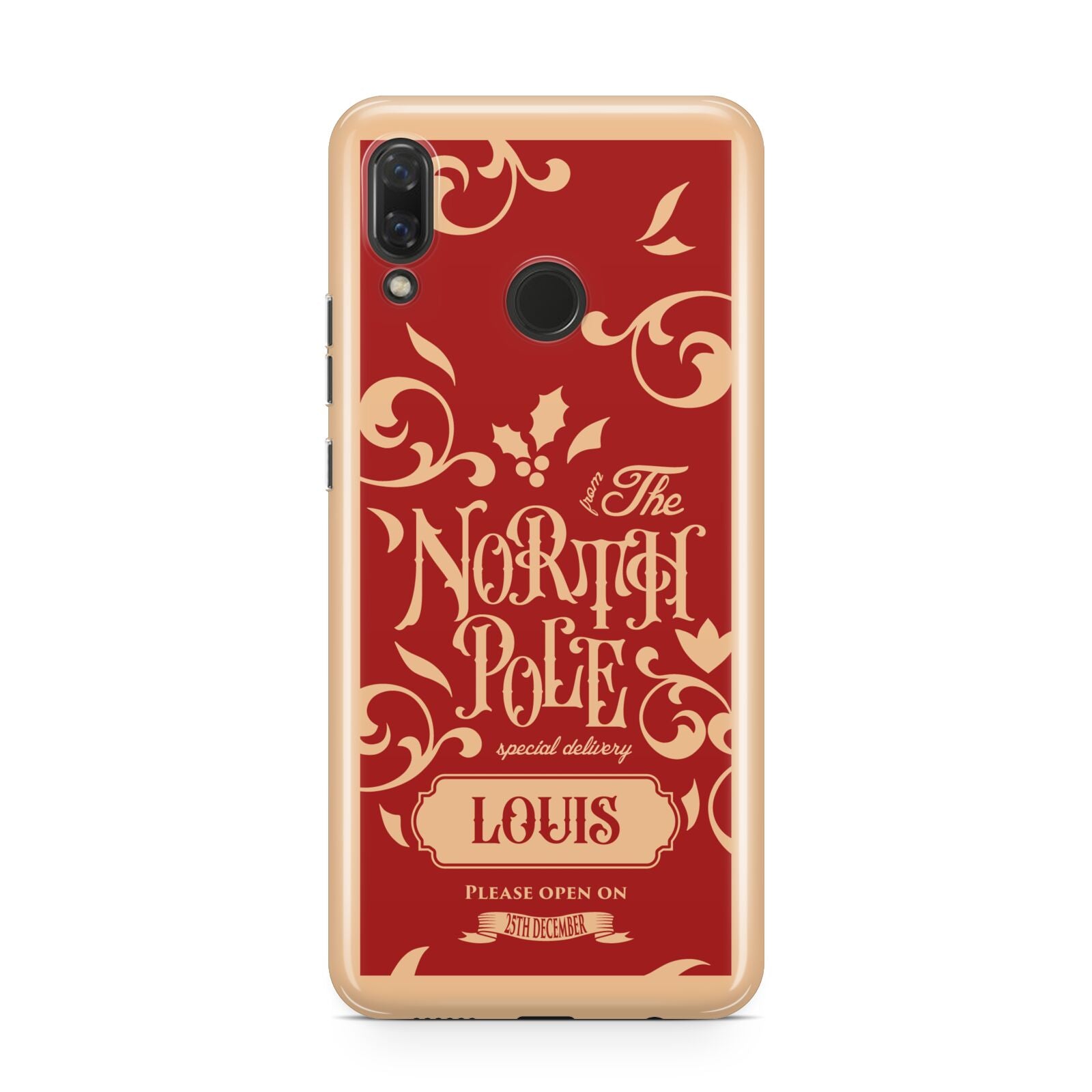 Personalised Red North Pole Huawei Nova 3 Phone Case