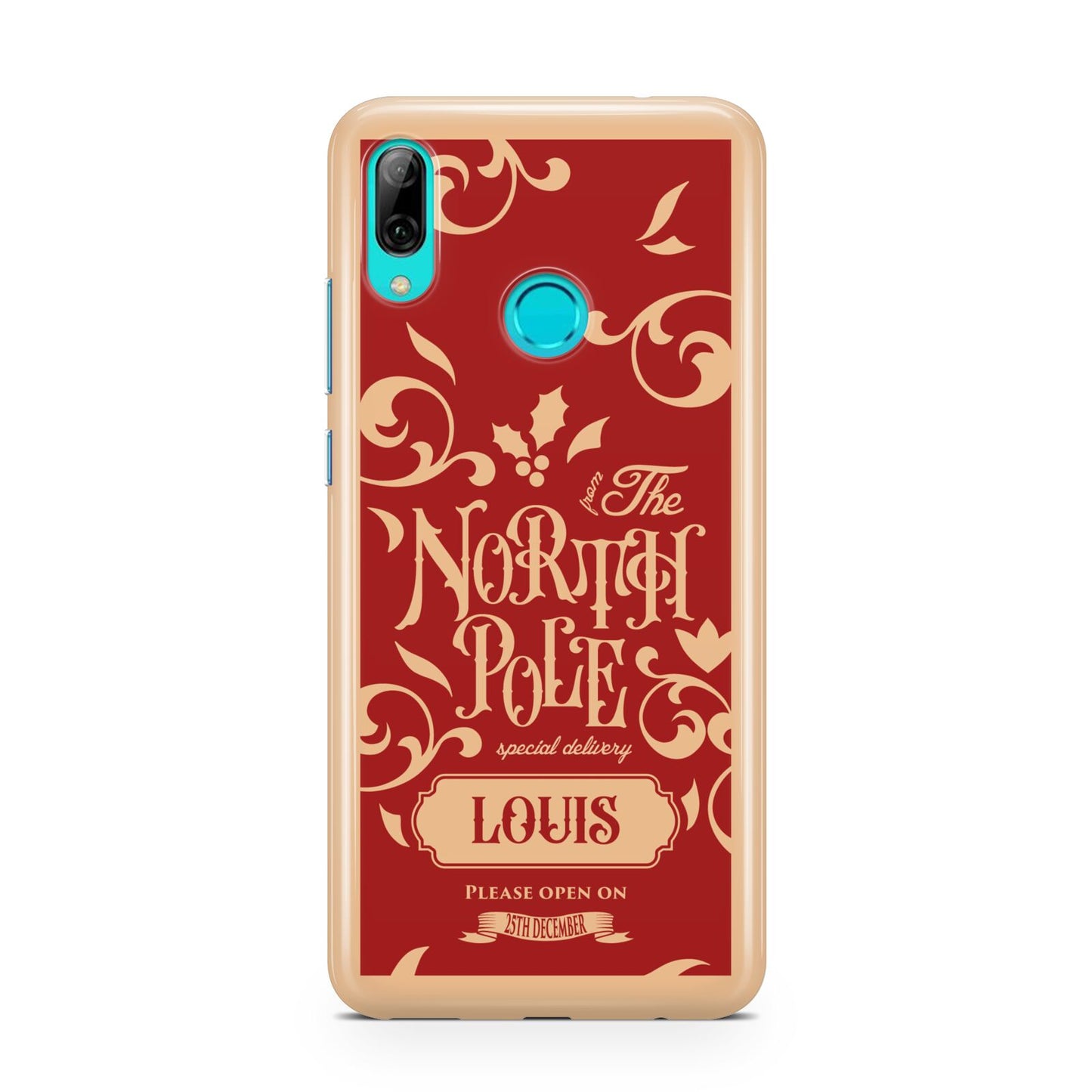 Personalised Red North Pole Huawei P Smart 2019 Case