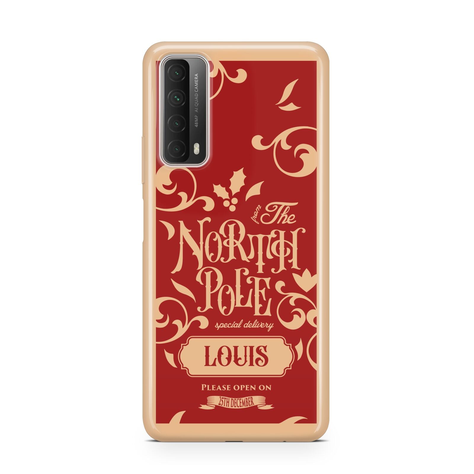 Personalised Red North Pole Huawei P Smart 2021