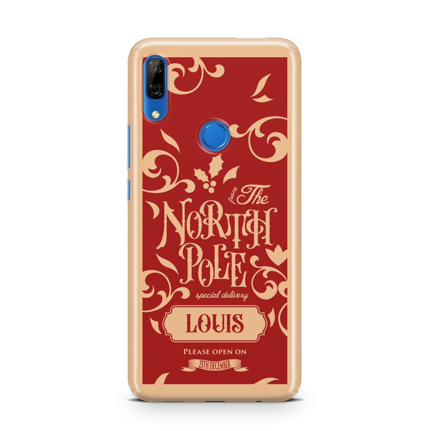 Personalised Red North Pole Huawei P Smart Z