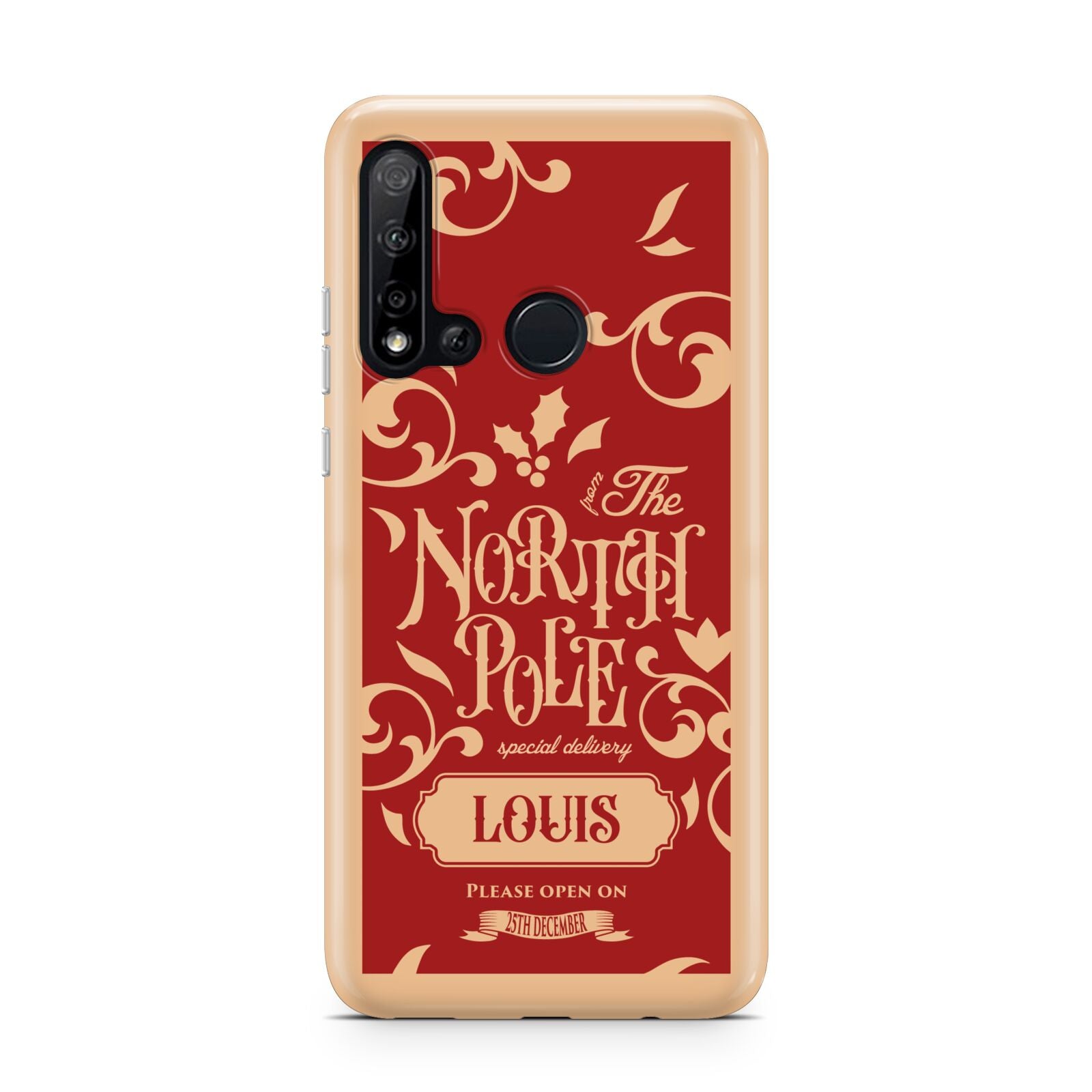 Personalised Red North Pole Huawei P20 Lite 5G Phone Case