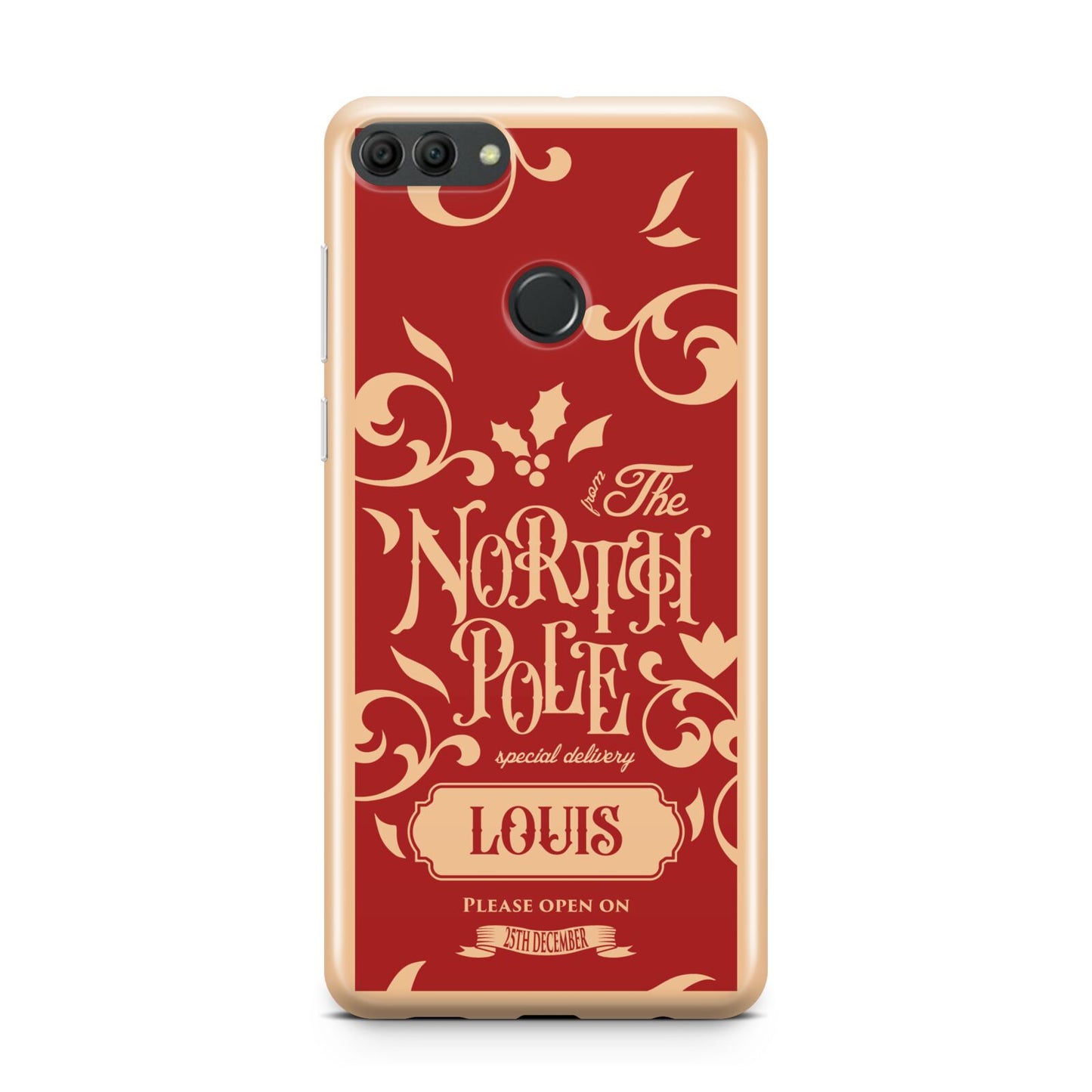 Personalised Red North Pole Huawei Y9 2018