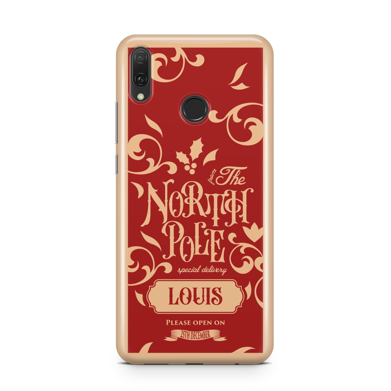 Personalised Red North Pole Huawei Y9 2019