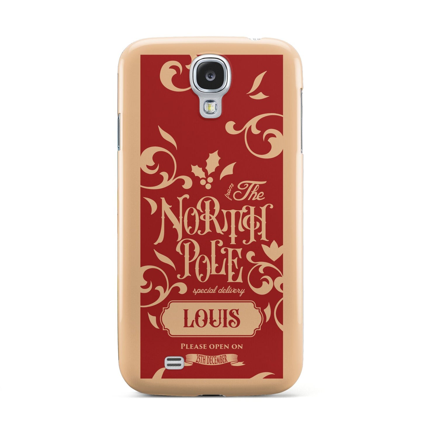 Personalised Red North Pole Samsung Galaxy S4 Case