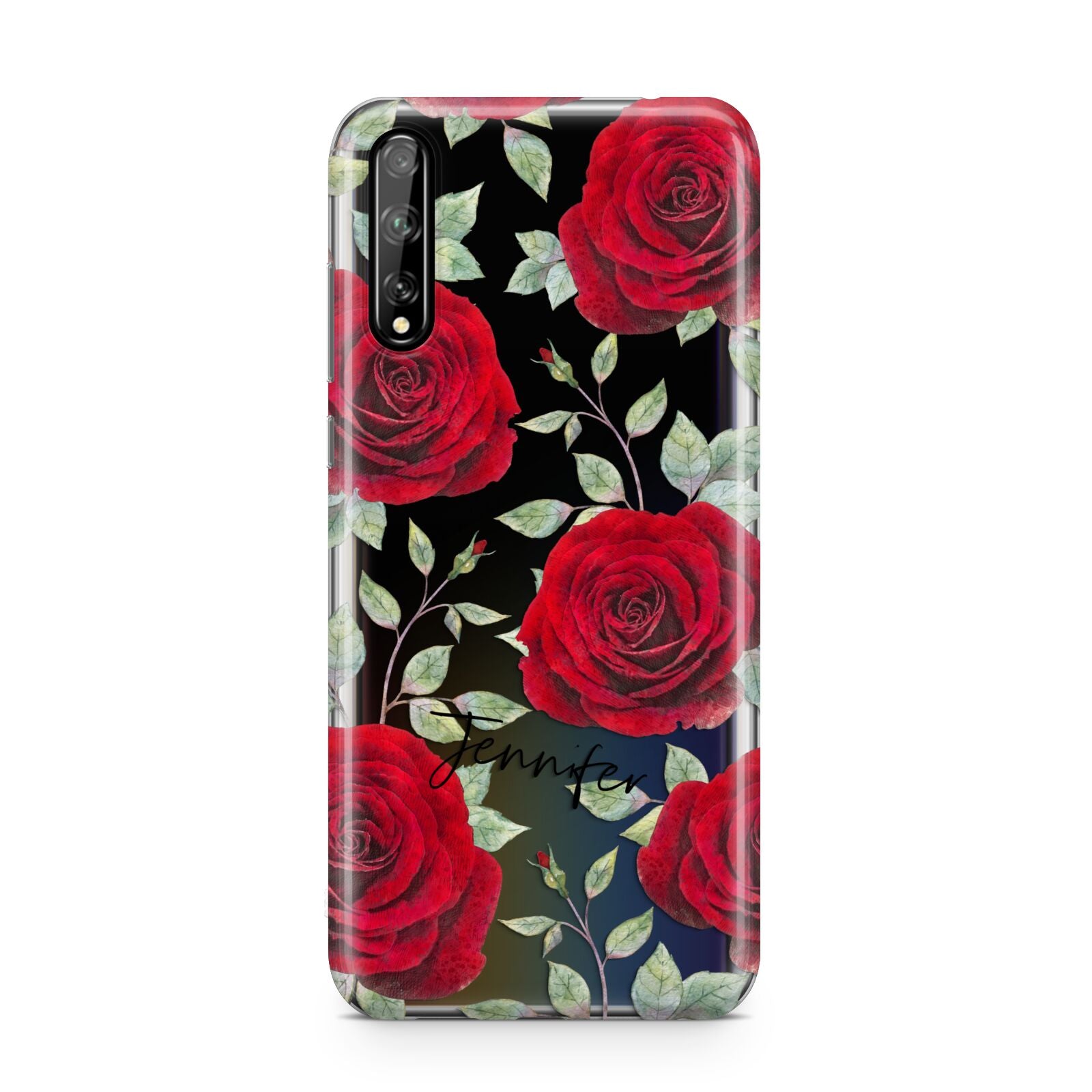 Personalised Red Roses Huawei Enjoy 10s Phone Case