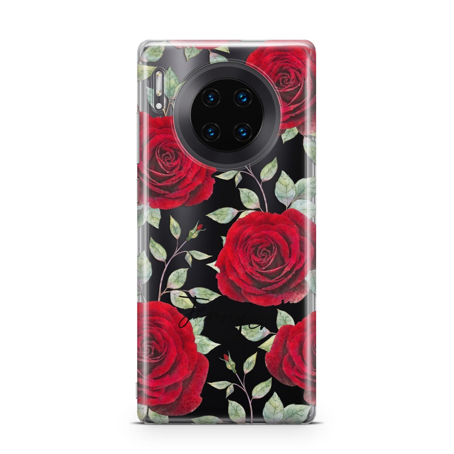 Personalised Red Roses Huawei Mate 30 Pro Phone Case