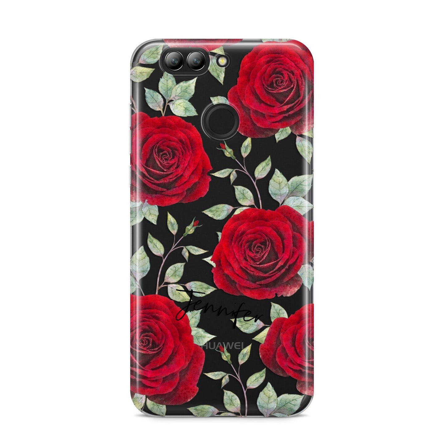 Personalised Red Roses Huawei Nova 2s Phone Case