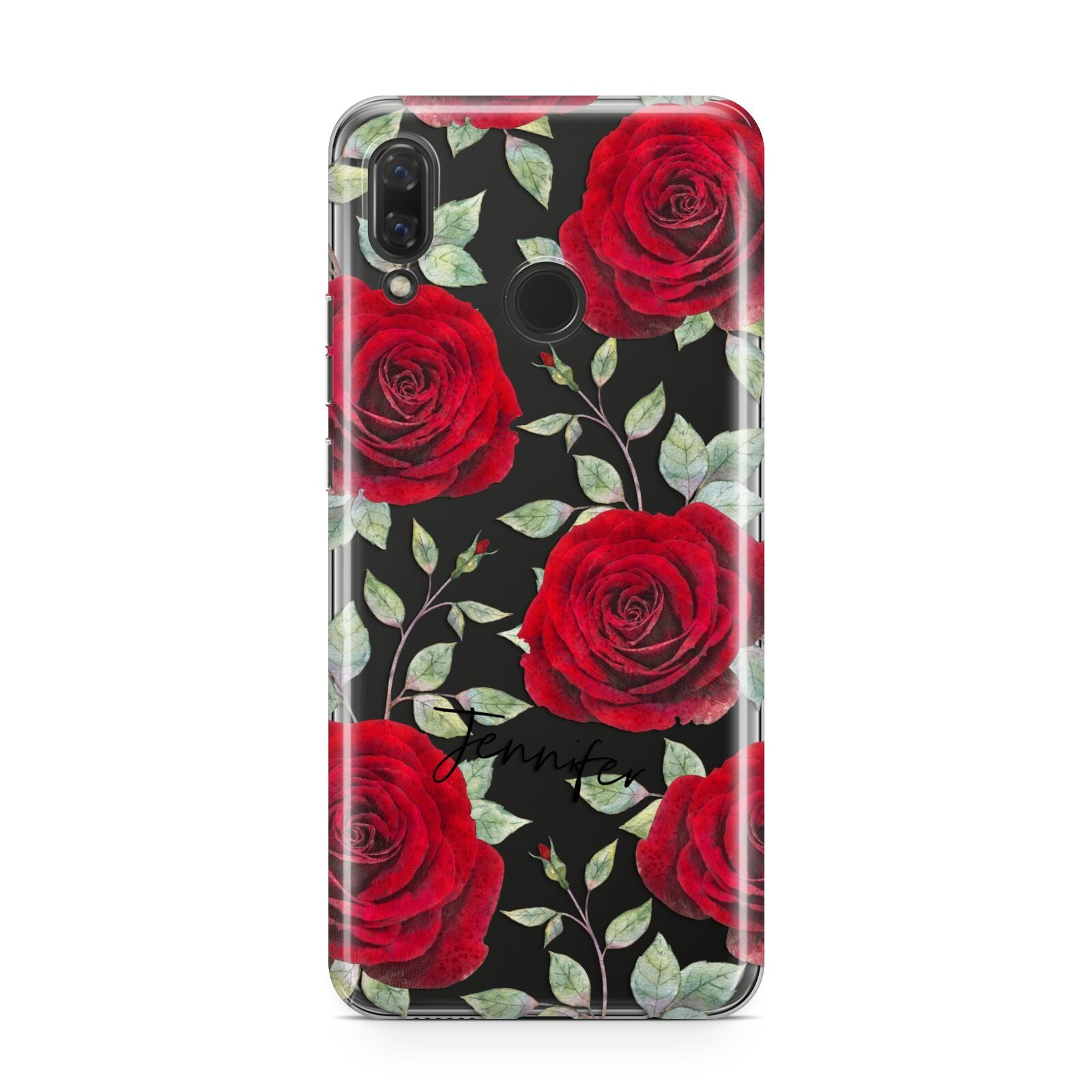 Personalised Red Roses Huawei Nova 3 Phone Case