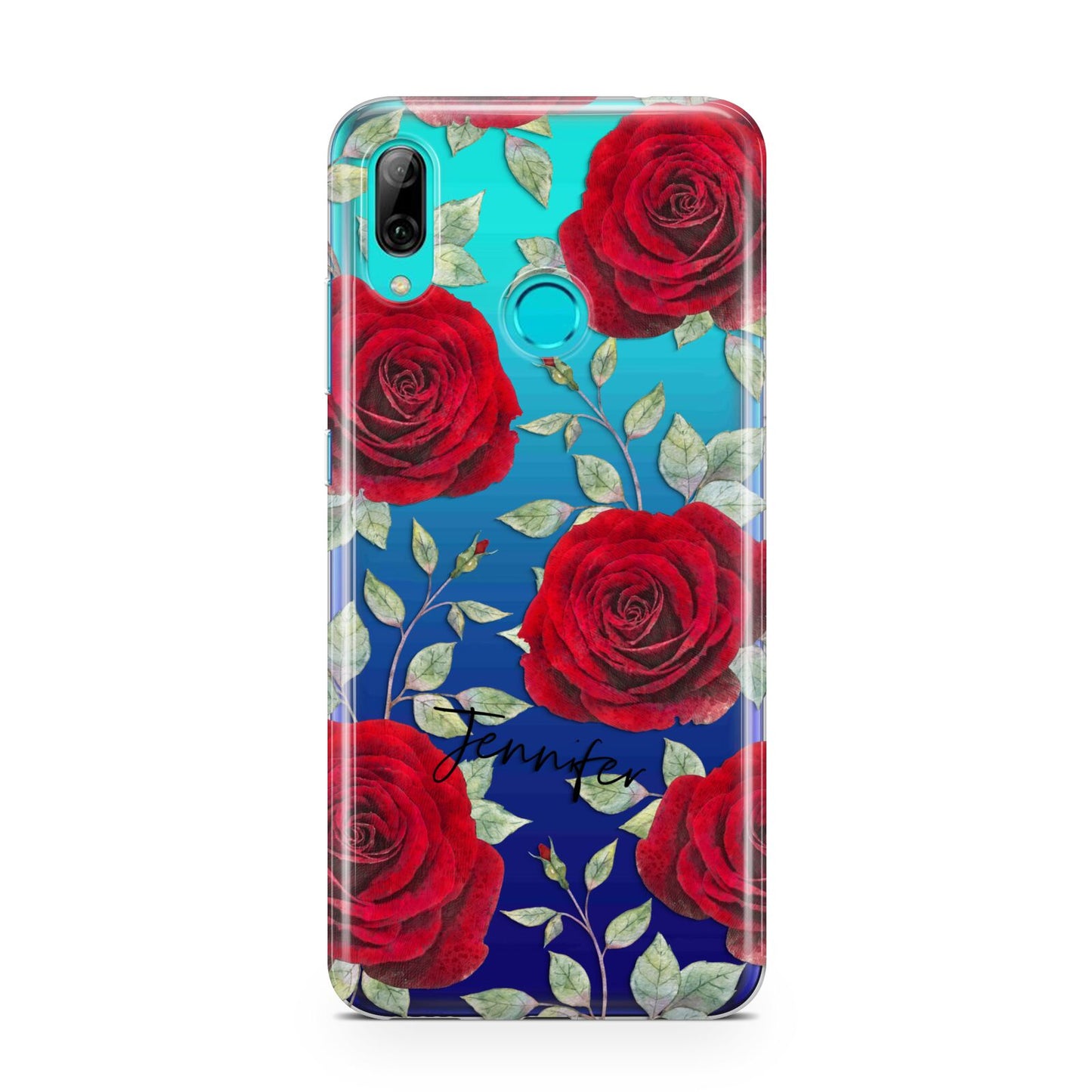 Personalised Red Roses Huawei P Smart 2019 Case