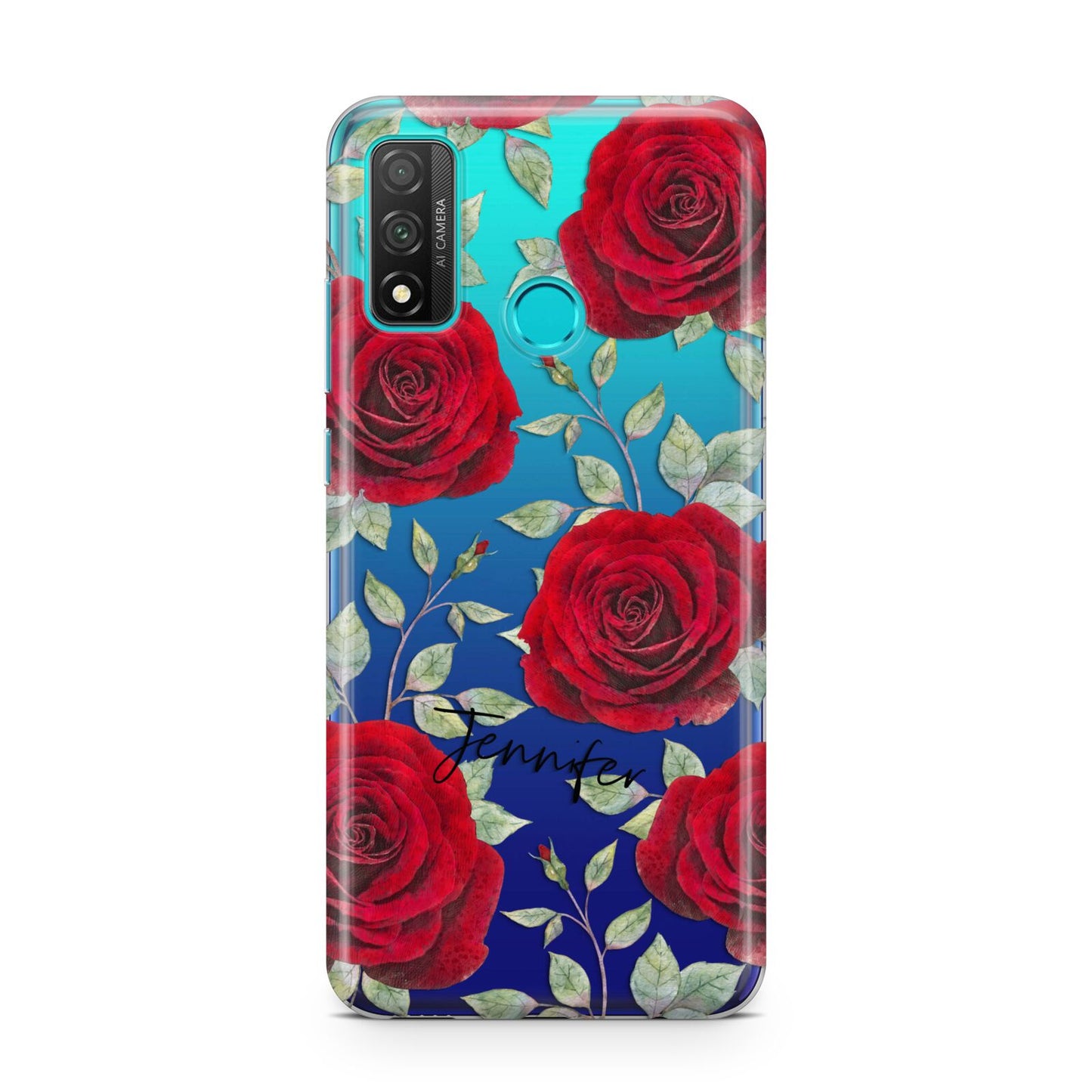 Personalised Red Roses Huawei P Smart 2020