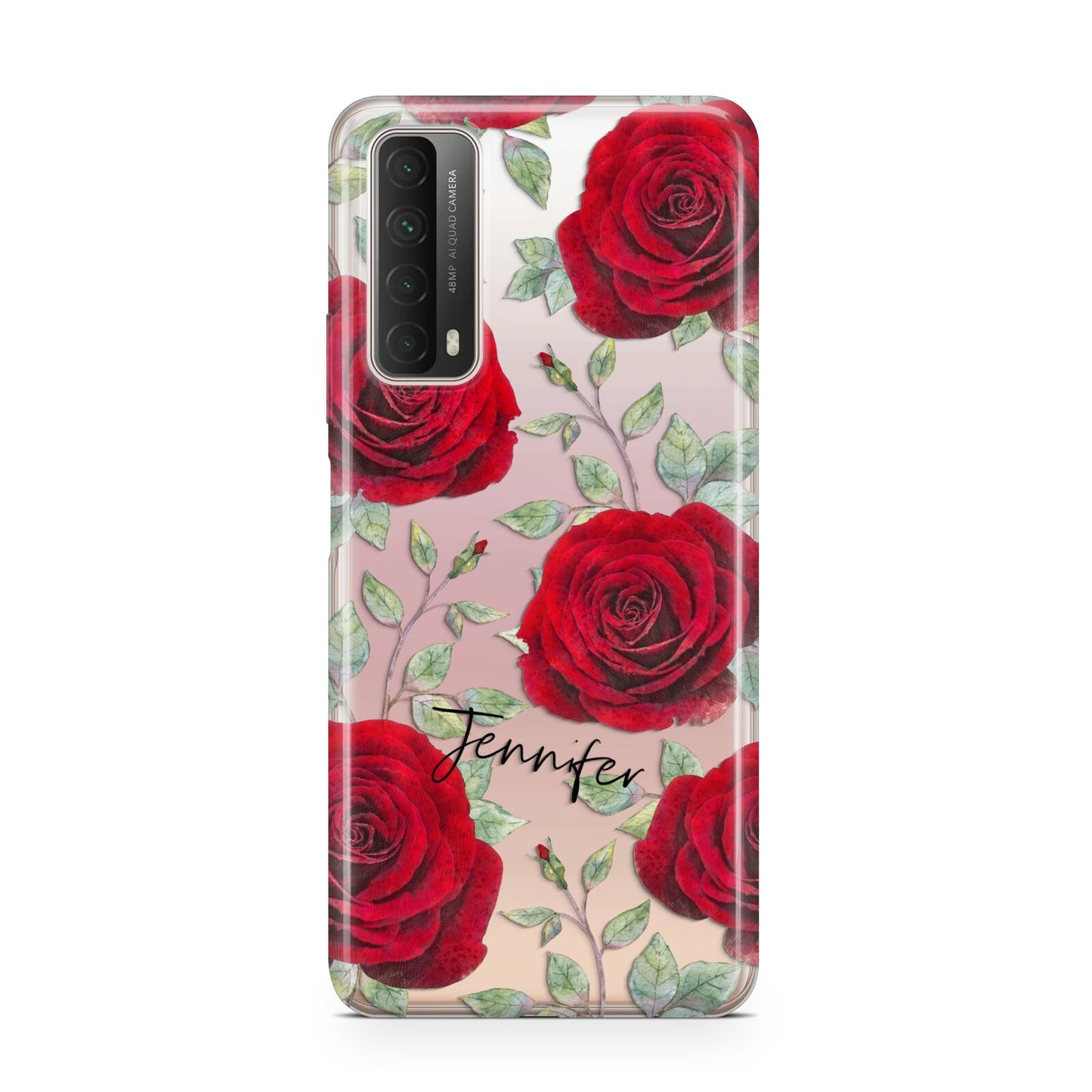 Personalised Red Roses Huawei P Smart 2021