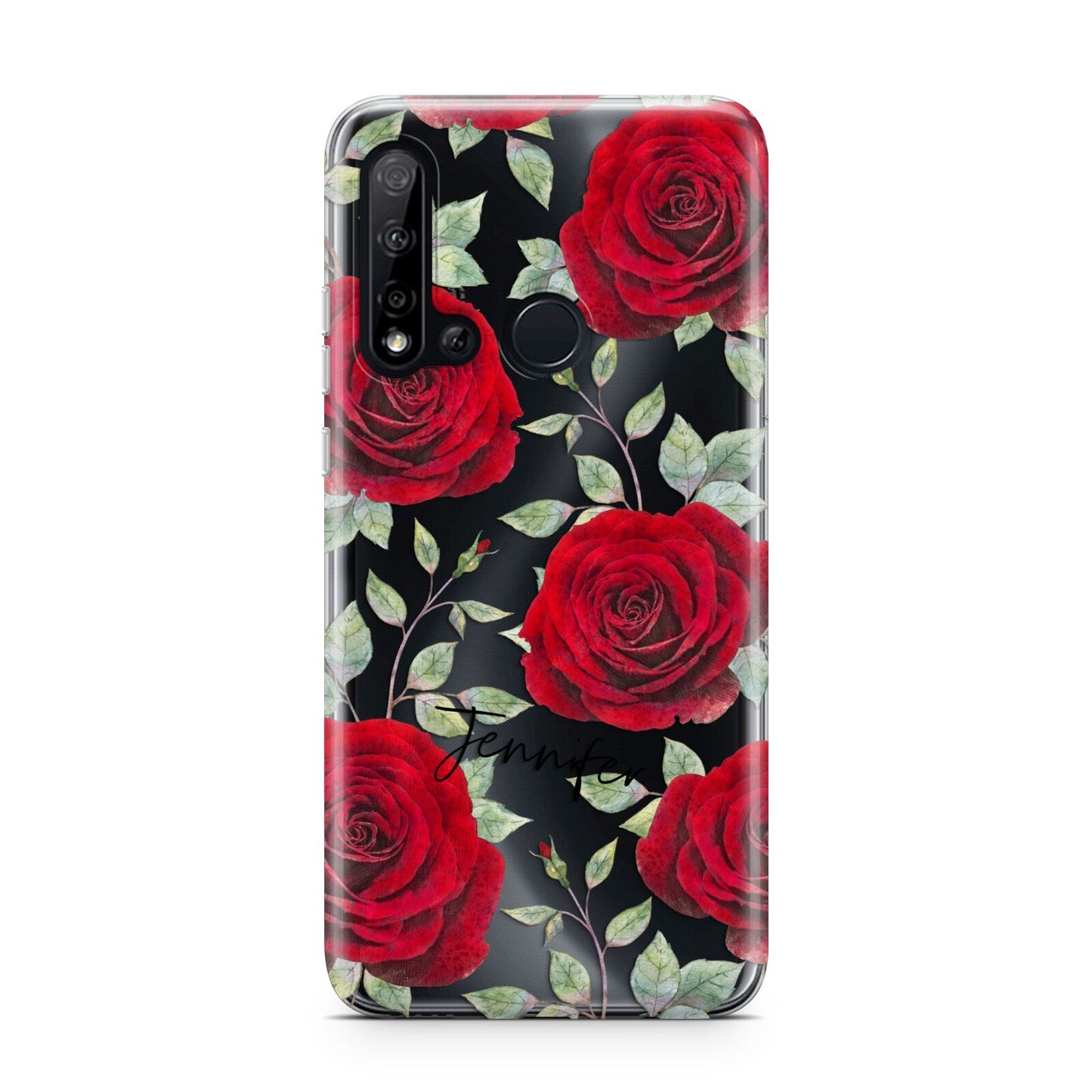 Personalised Red Roses Huawei P20 Lite 5G Phone Case