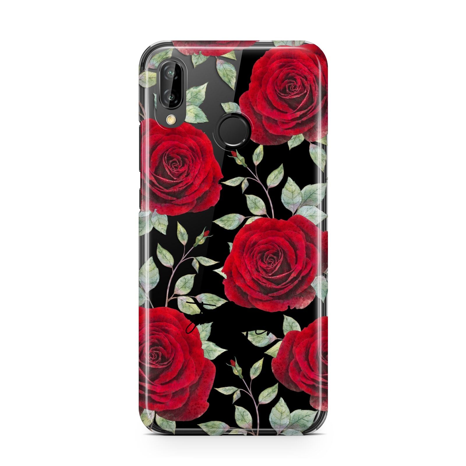 Personalised Red Roses Huawei P20 Lite Phone Case