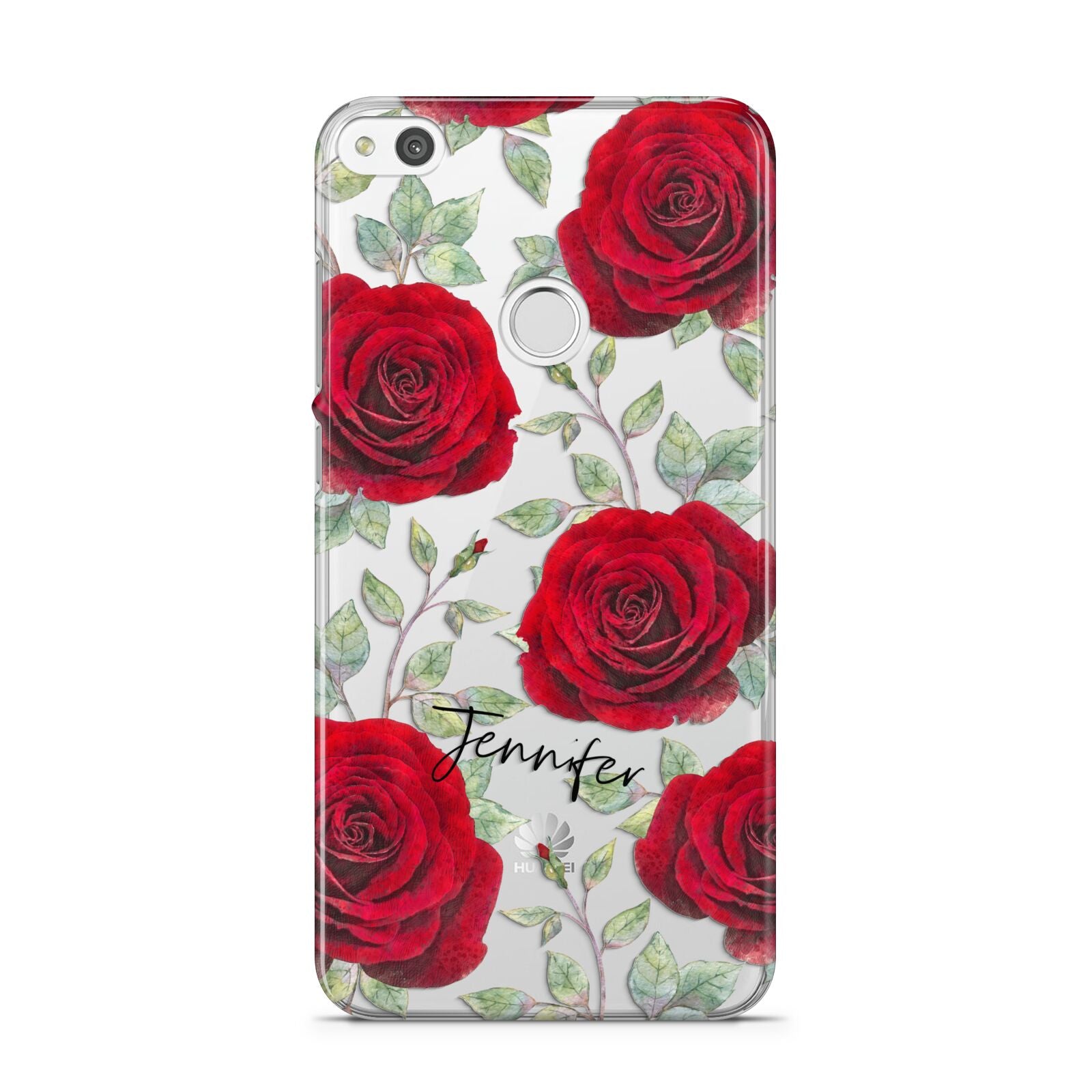 Personalised Red Roses Huawei P8 Lite Case