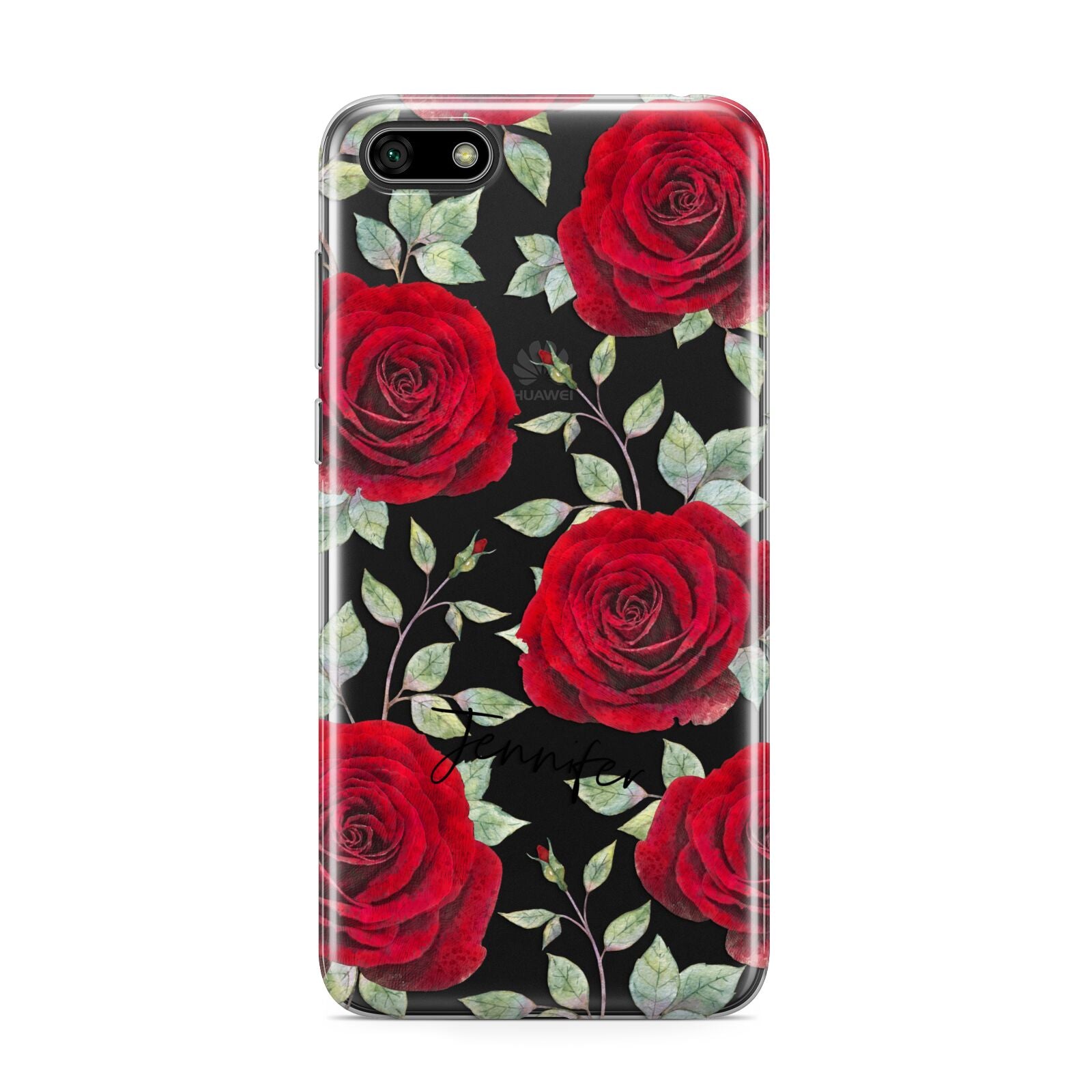 Personalised Red Roses Huawei Y5 Prime 2018 Phone Case