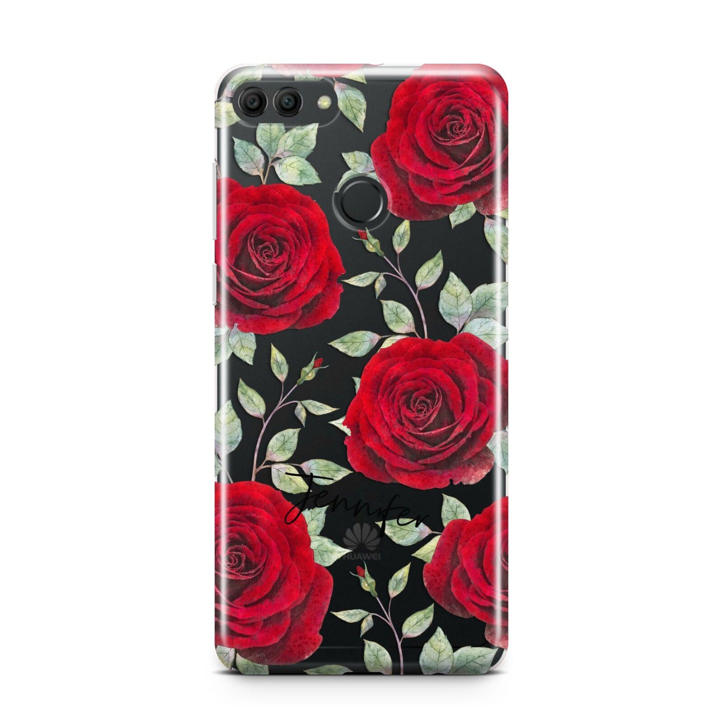 Personalised Red Roses Huawei Y9 2018