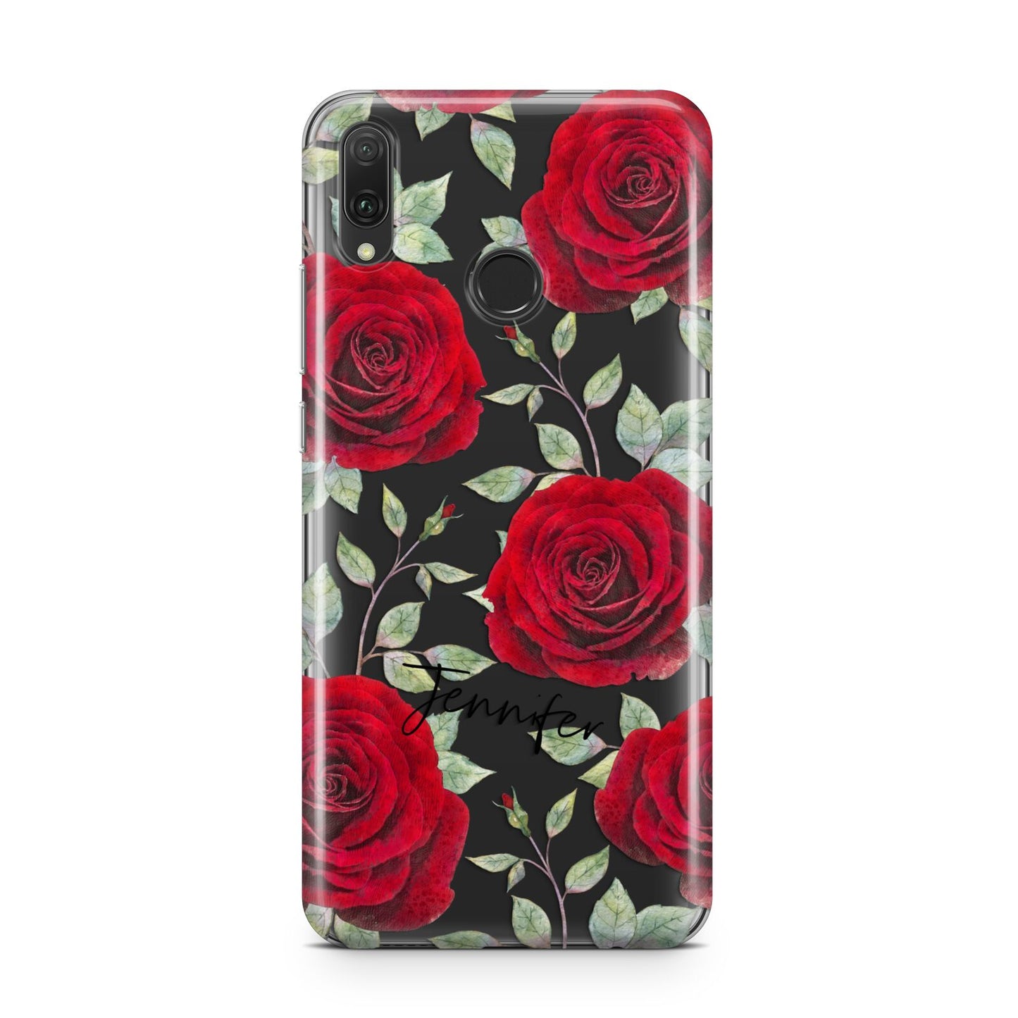 Personalised Red Roses Huawei Y9 2019