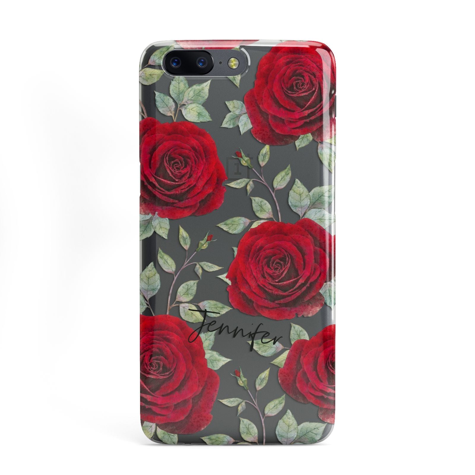 Personalised Red Roses OnePlus Case